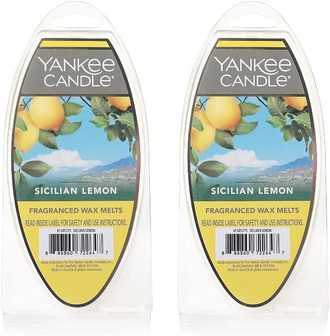 Yankee Candle Set of 2 Sicilian Lemon Wax Melts