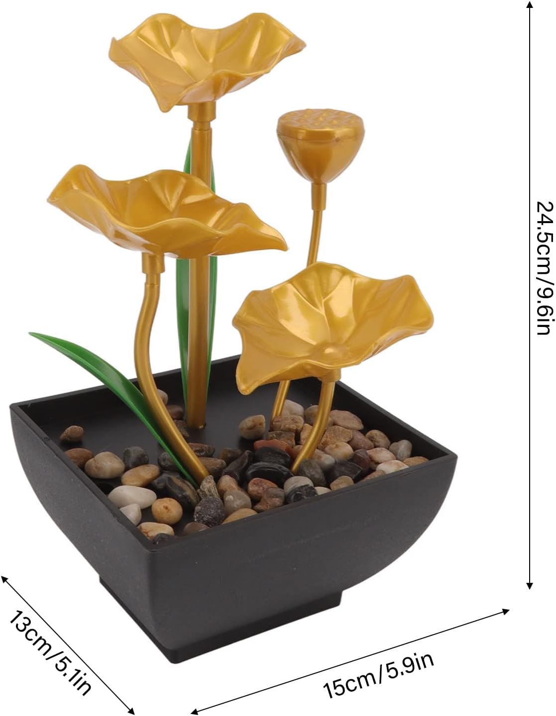 FLEXMAN Tabletop Fountain with LED Lights