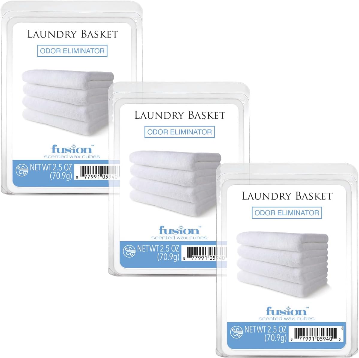 FUSION Scented Wax Melts - 3 Pack for Home Fragrance