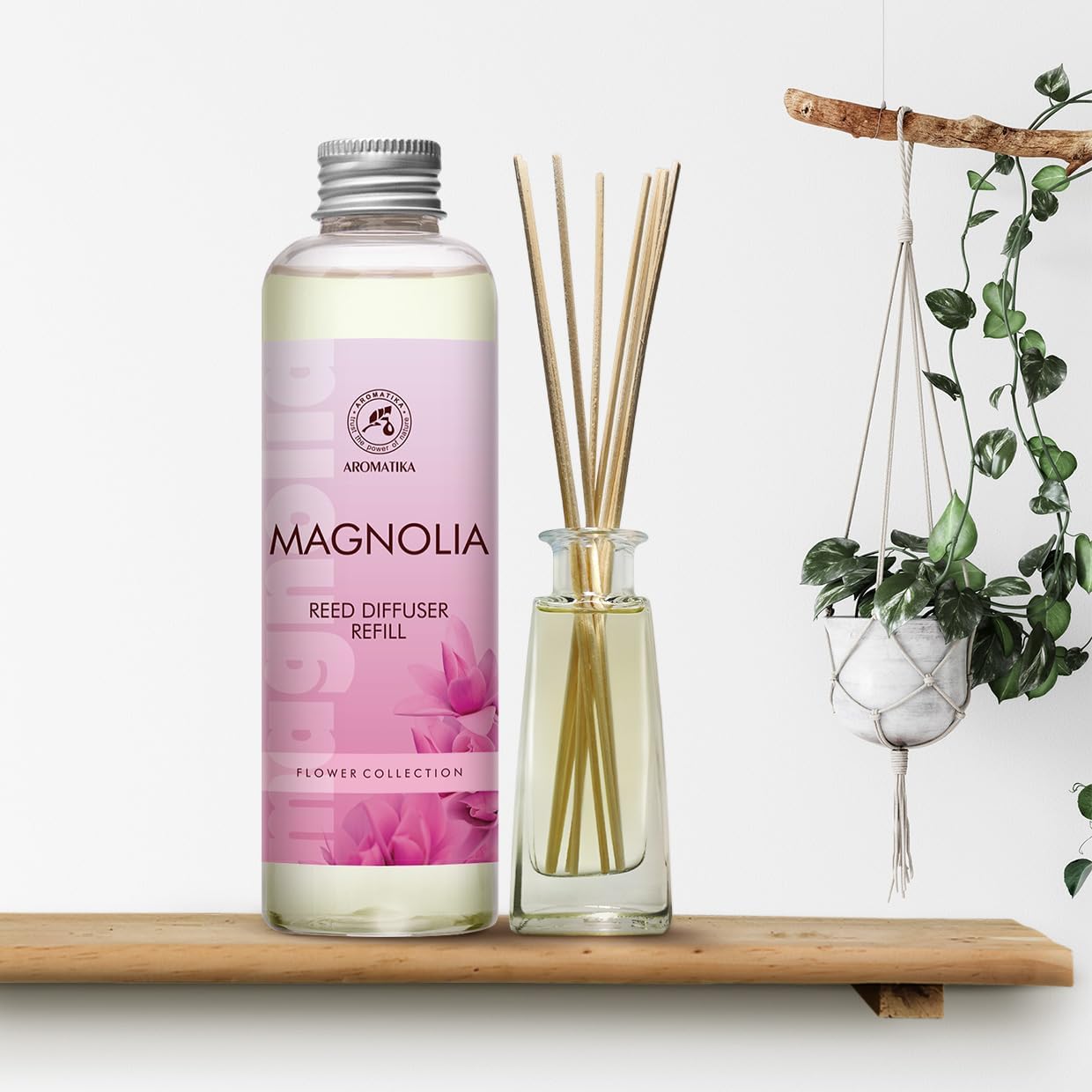 AROMATIKA Magnolia Reed Diffuser Refill 68Fl Oz