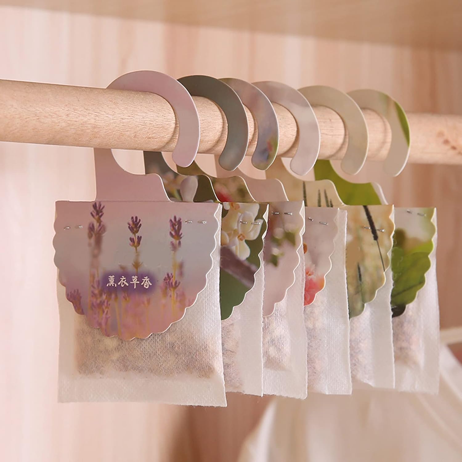 Natural Long-Lasting Wardrobe Hanging Sachets