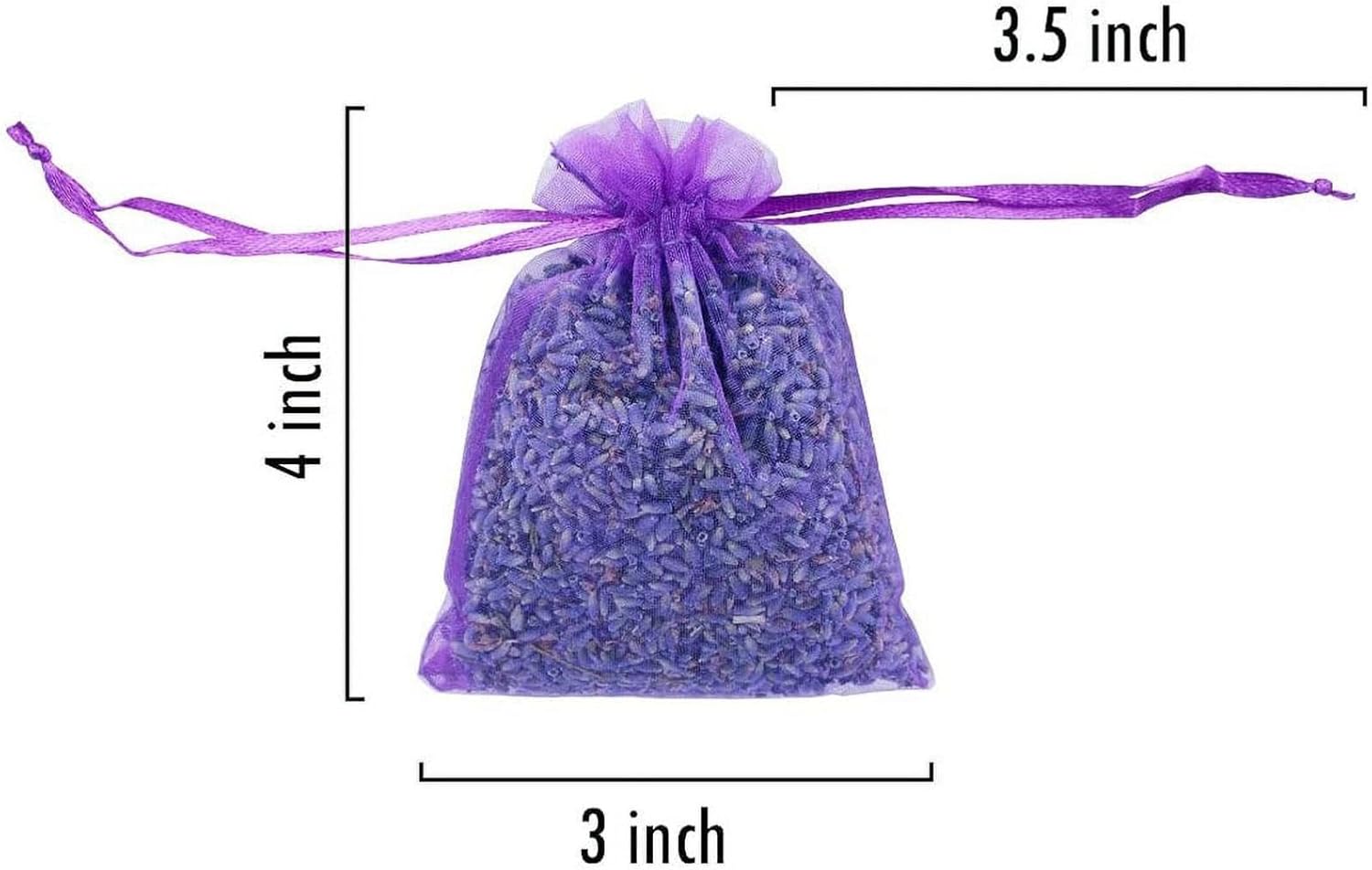 Premium Lavender Sachet Bags for Drawers and Closets 32 Count