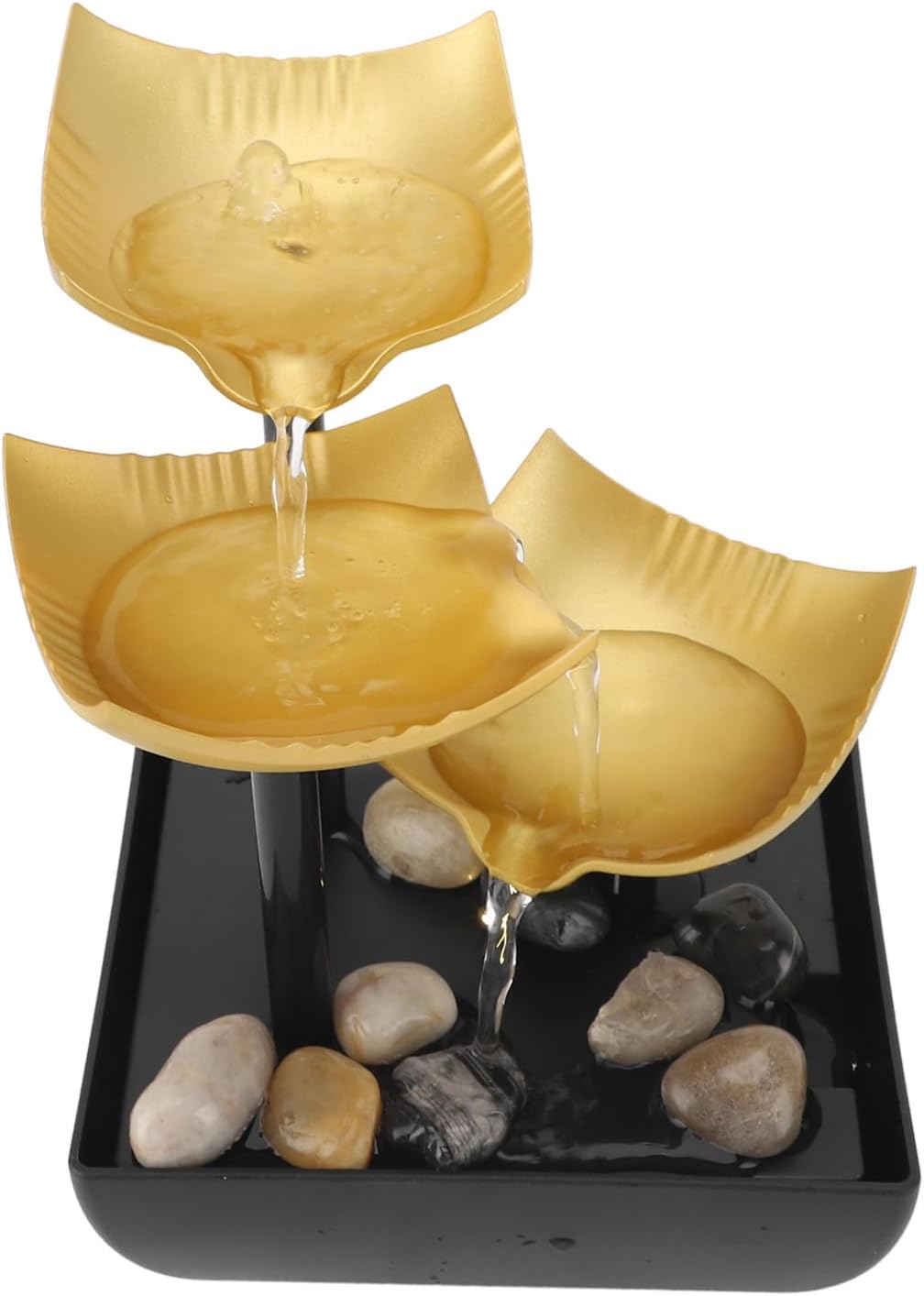 3 Tier Desktop Fountain with LED USB Light