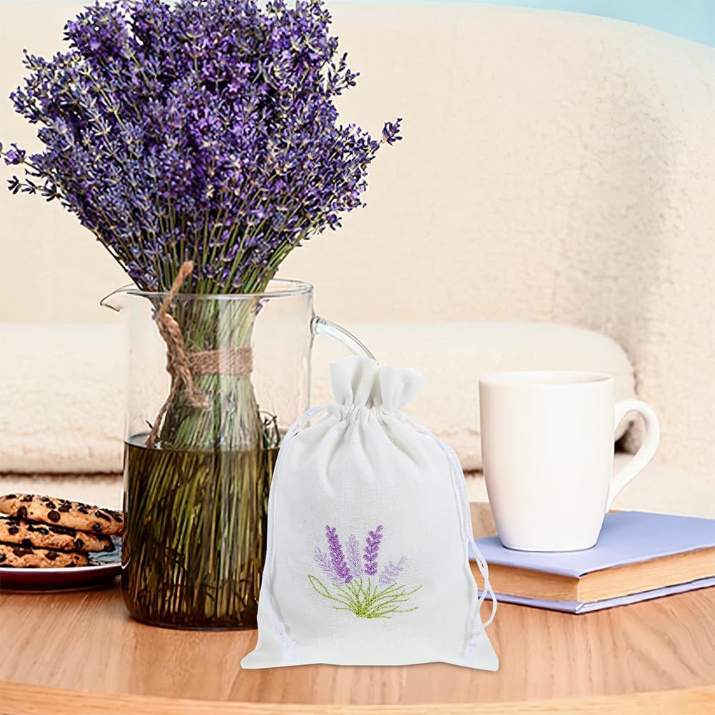 LOGOFUN 12pcs Lavender Sachet Bags for Home Decor