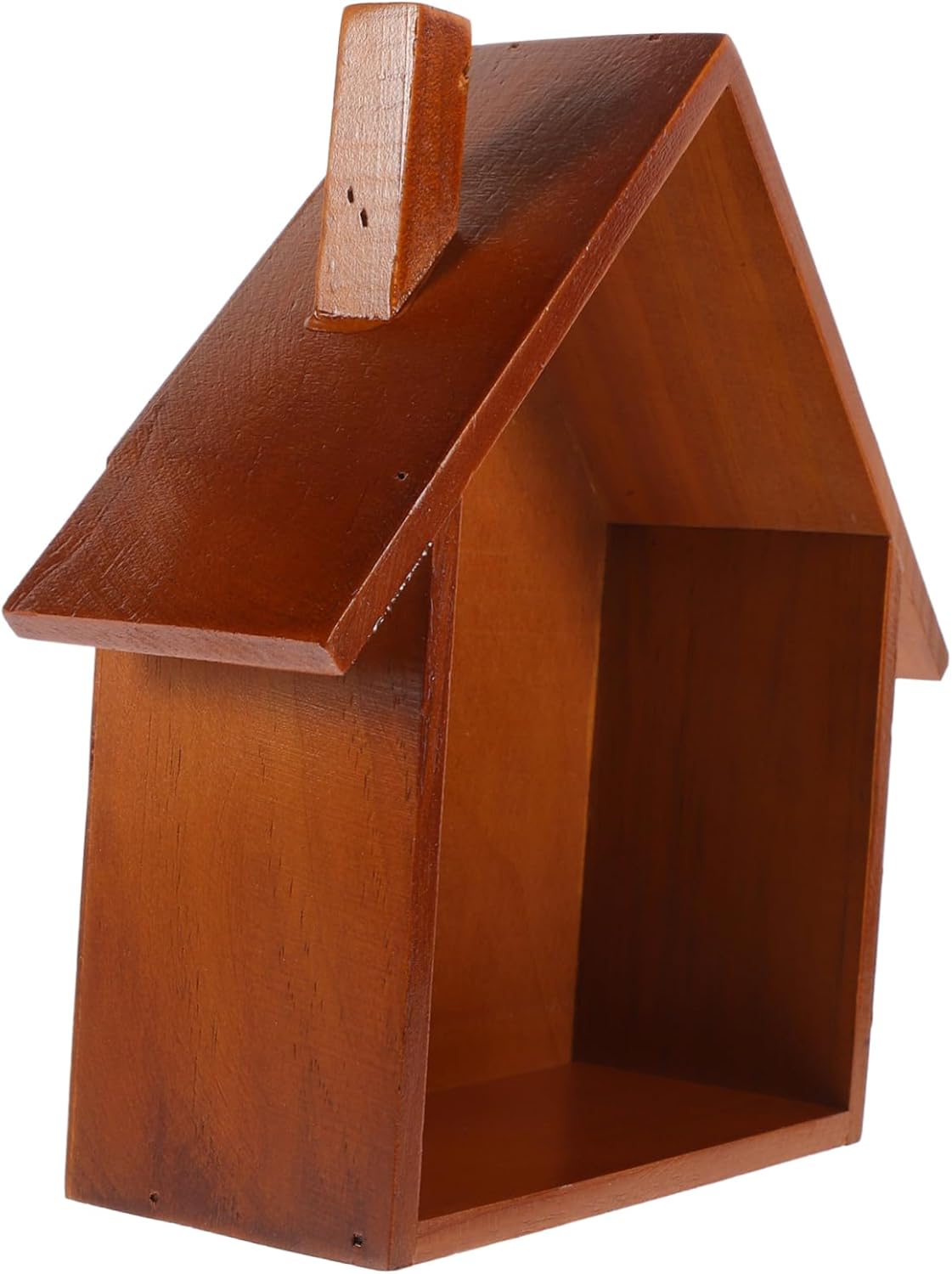 Wooden Floating Wall Shelf Decorative Storage Corner Mount