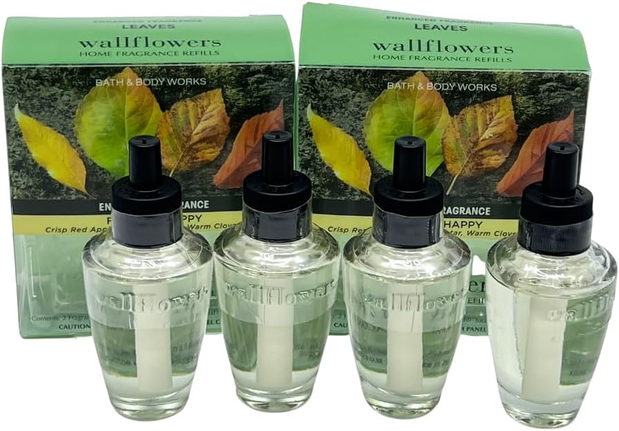 Bath Body Works Leaves Wallflower Bulb Refills 4 Pack