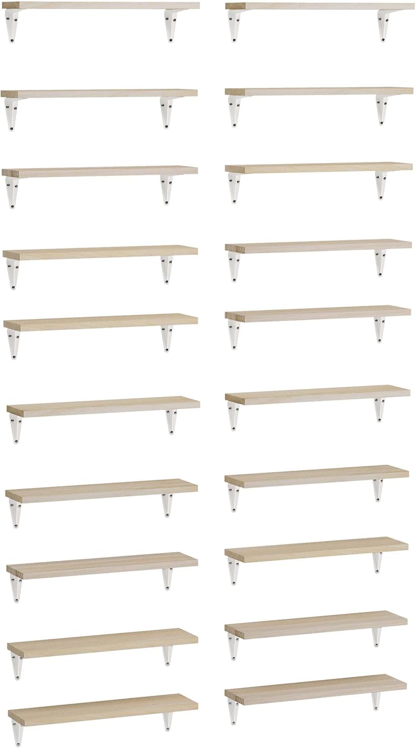 Wallniture Arras Floating Shelves Set of 20