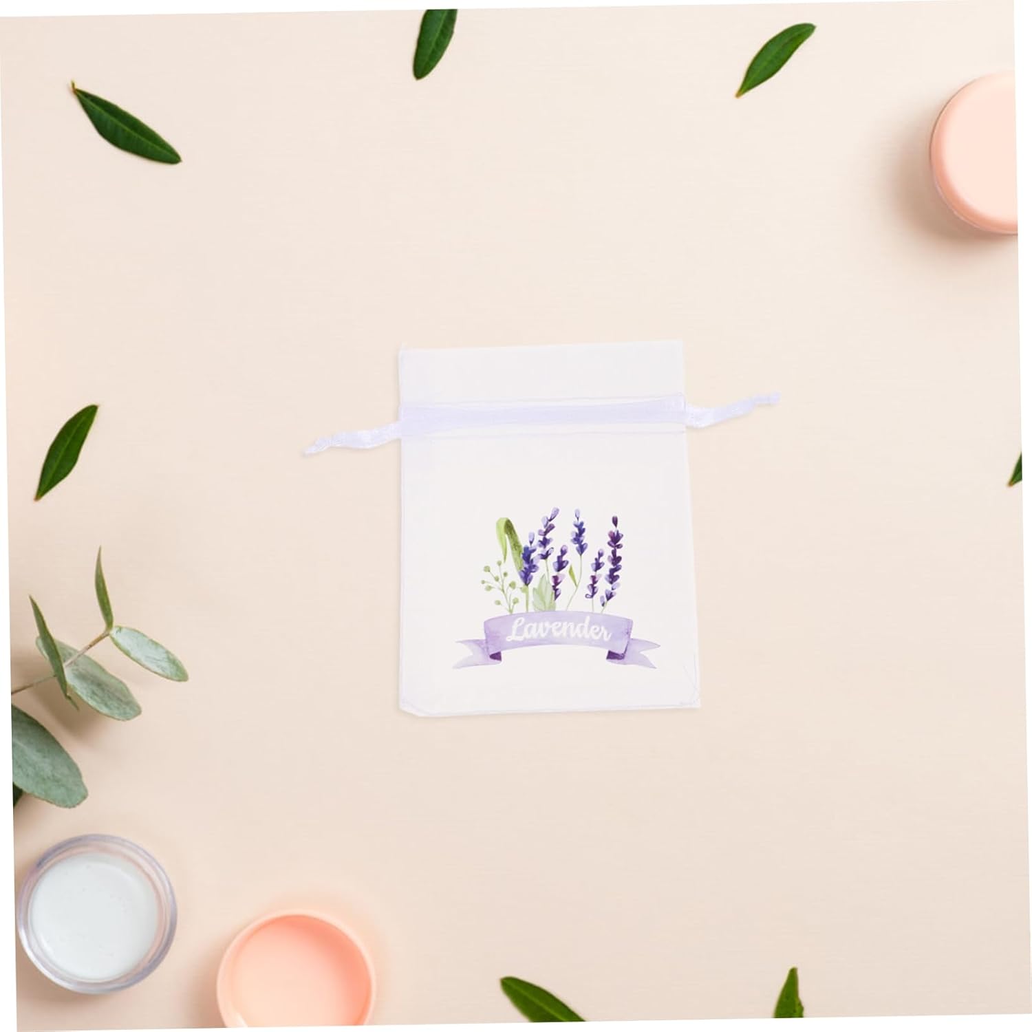 BESPORTBLE 20pcs Mesh Lavender Sachet Bags with Drawstring Closure