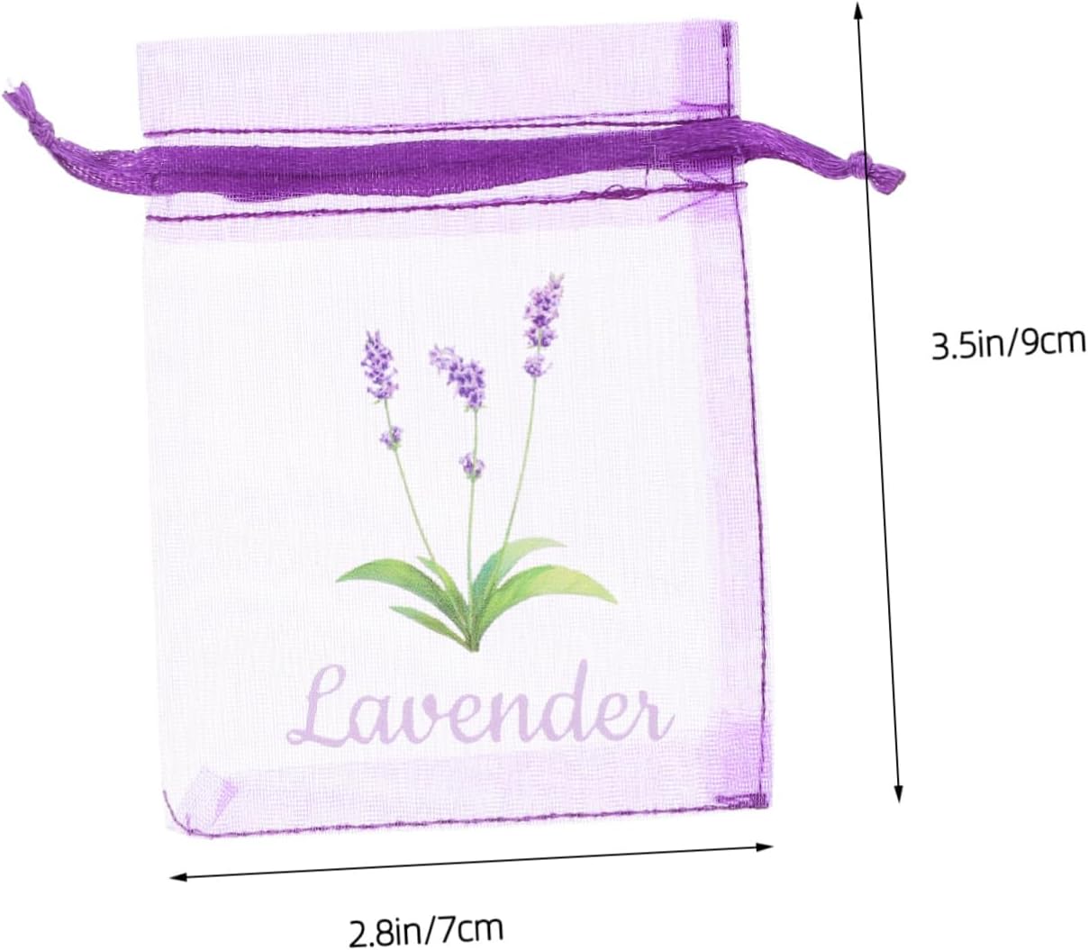 PRETYZOOM Organza Gauze Lavender Sachet Bags