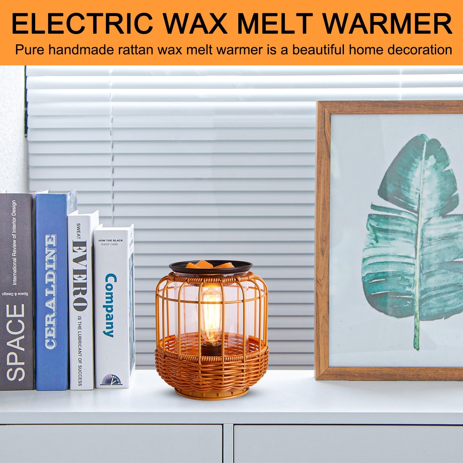 Kobodon 2-in-1 Wax Melt Warmer Aroma Lamp