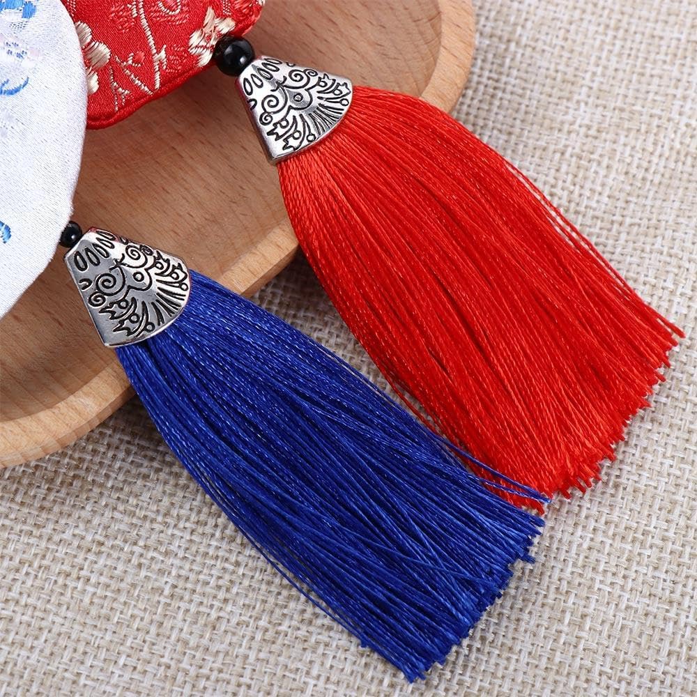 Women Brocade Sachet with Plum Flower Design