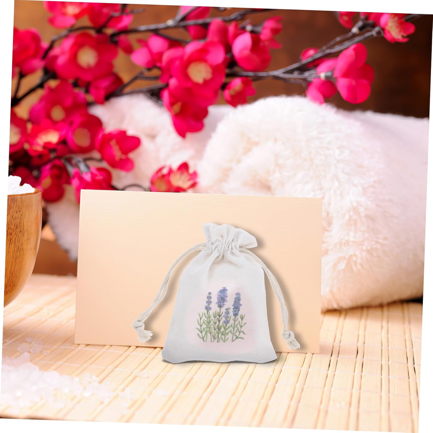 10pcs Lavender Sachet Bags with Drawstring