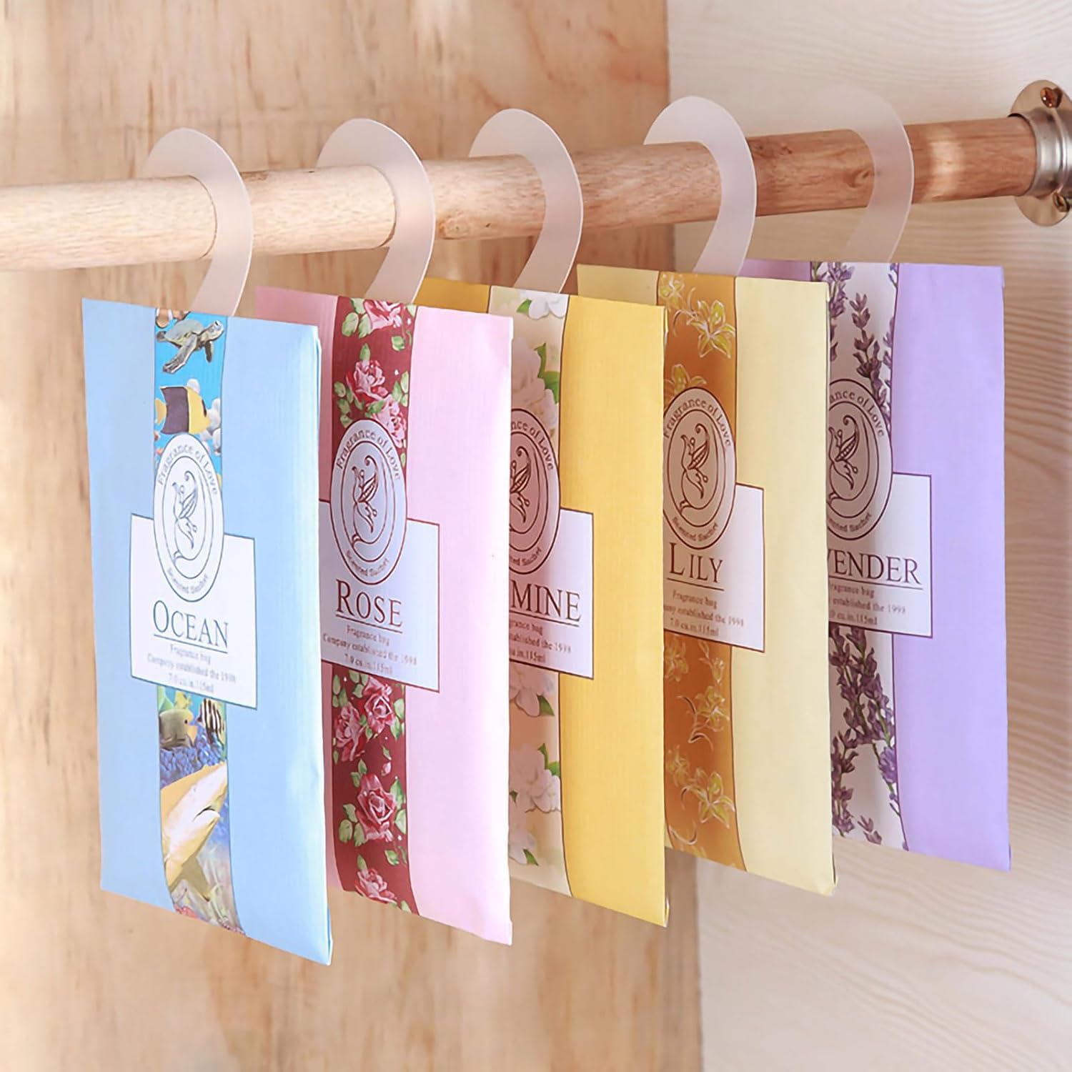 Enforose Rose Aromatherapy Sachet for Car and Closet