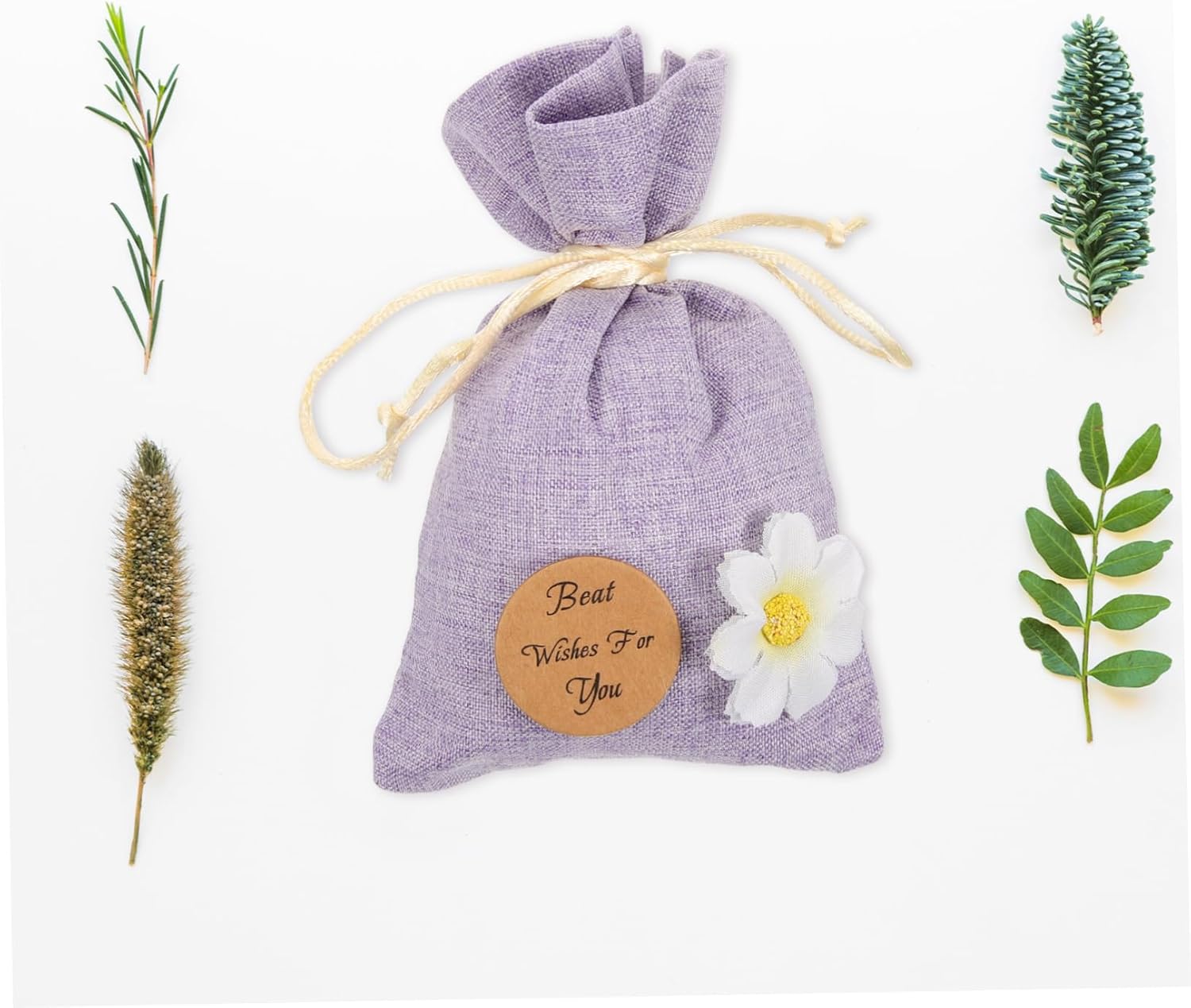 PRETYZOOM 10pcs Lavender Scented Sachet Bags for Jewelry and Dried Flowers