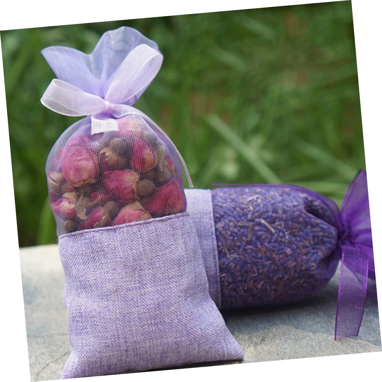 24pcs Lavender Scented Sachet Bags for Home Fragrance and Storage