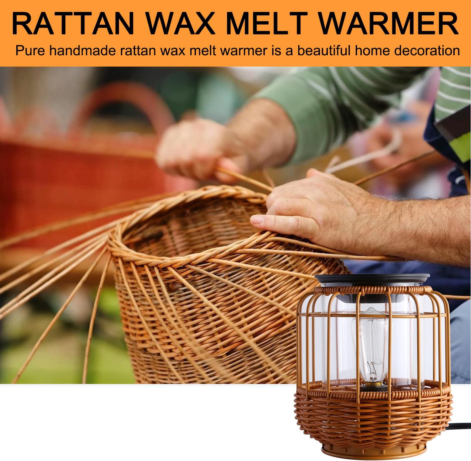 Kobodon 2-in-1 Wax Melt Warmer Aroma Lamp