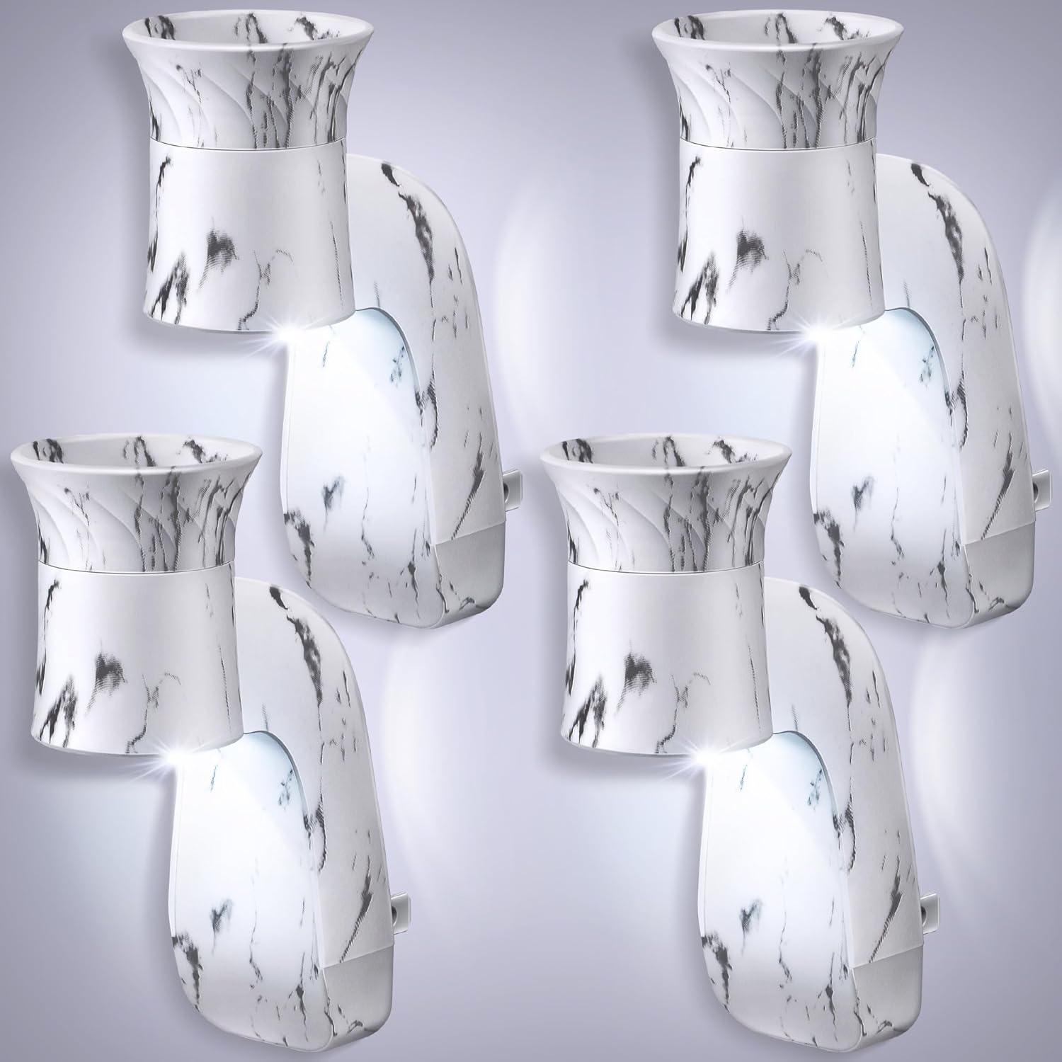 4 Pcs Wall Fragrance Plug with Night Light