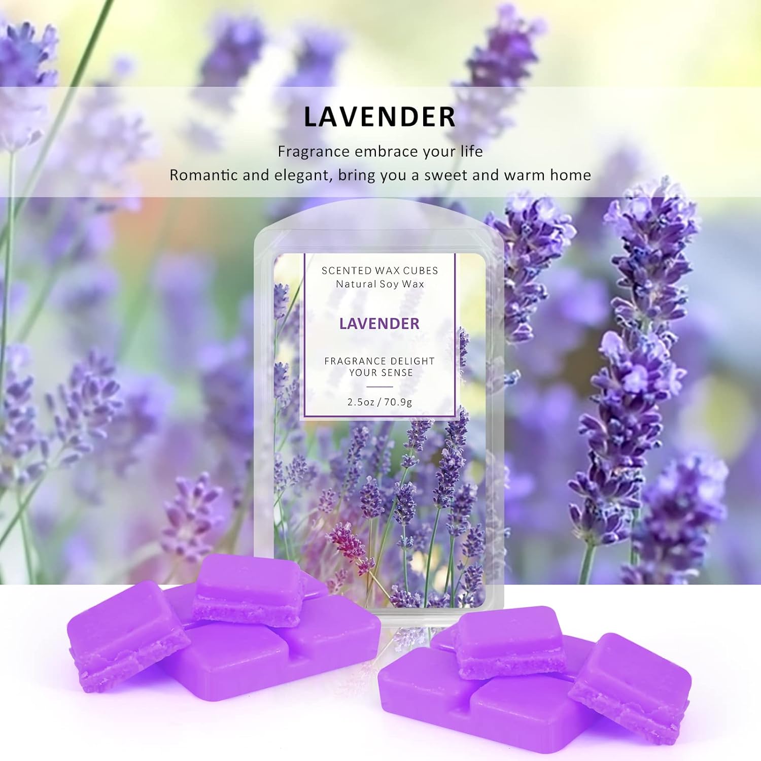 STRN Soy Wax Melts 4 Pack with Rose Lavender Jasmine Cherry