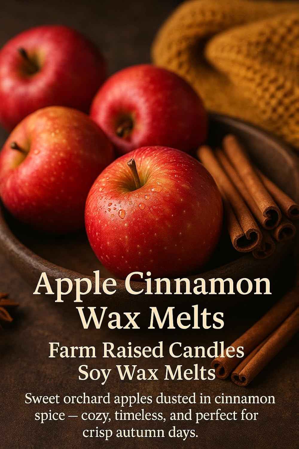 Farm Raised Candles Apple Wax Melts 5 Pack