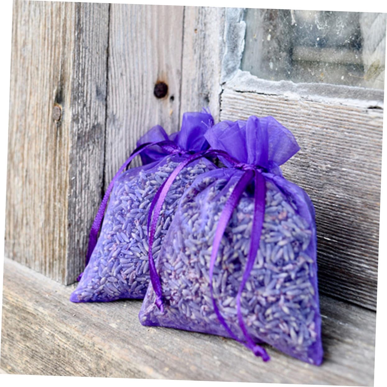 LIFKOME 10pcs Lavender Sachets for Closets Cars and Wardrobes