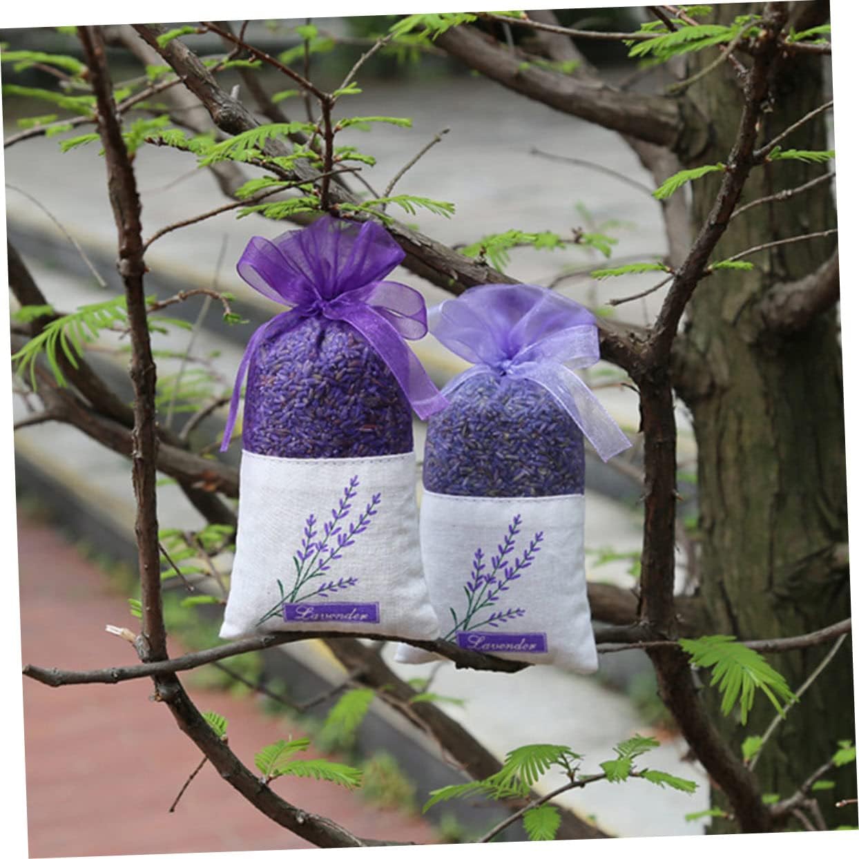 Housoutil 22pcs Lavender Sachet Bags for Aromatherapy and Home Fragrance