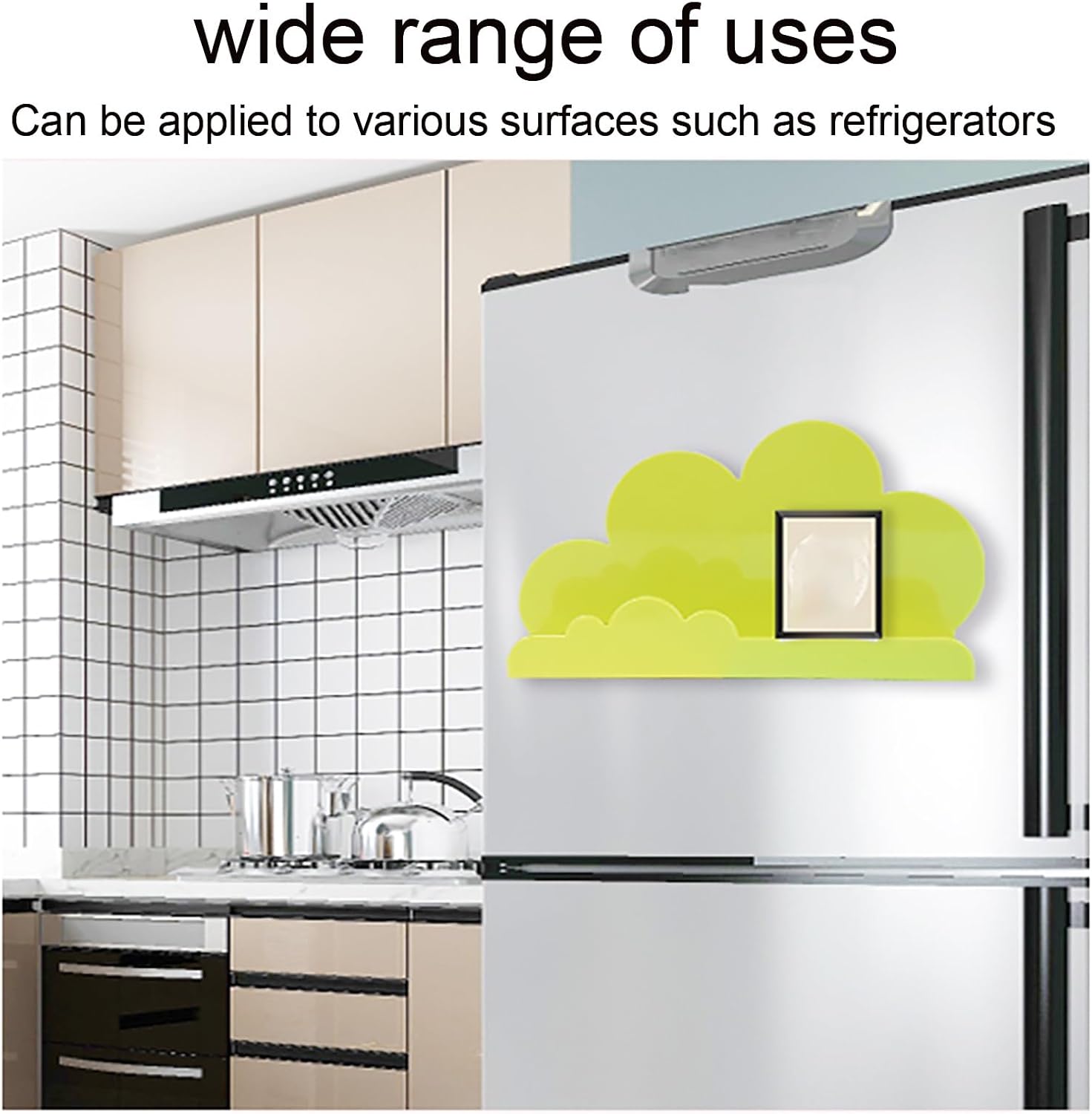Cloud Shaped Magnetic Shelf for Kitchen and Home