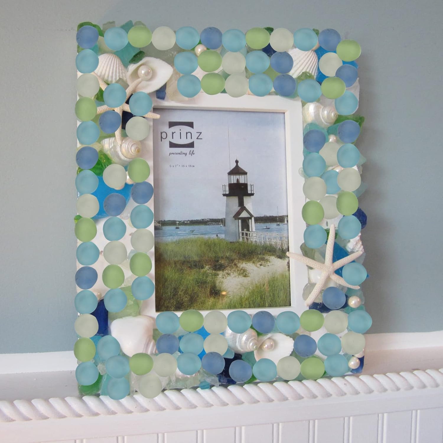 HappyFiller 5 Pound Sea Glass Gems for Vase Fillers and DIY Crafts