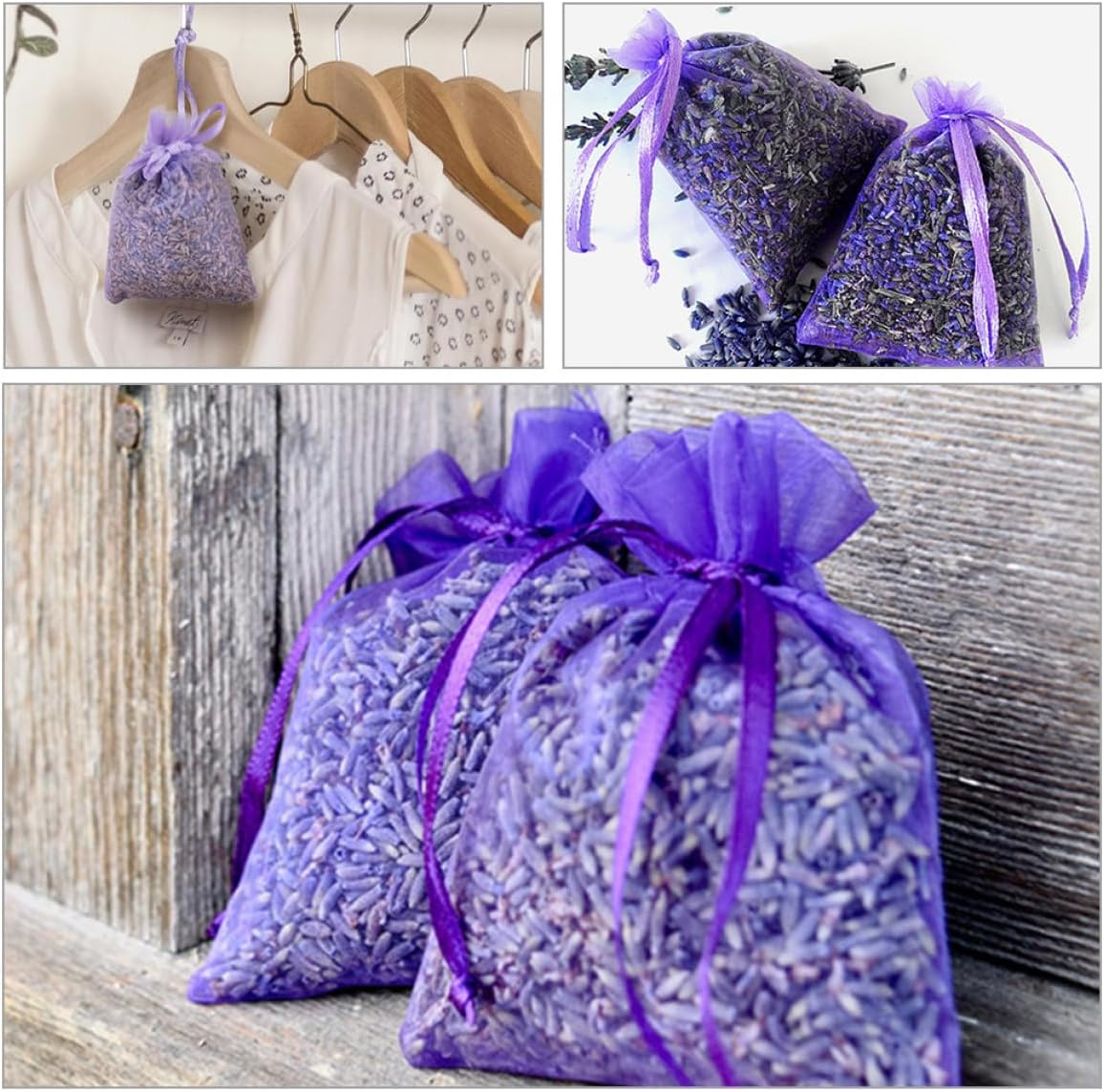 Cabilock 10pcs Lavender Sachet Bags for Home Car and Closet