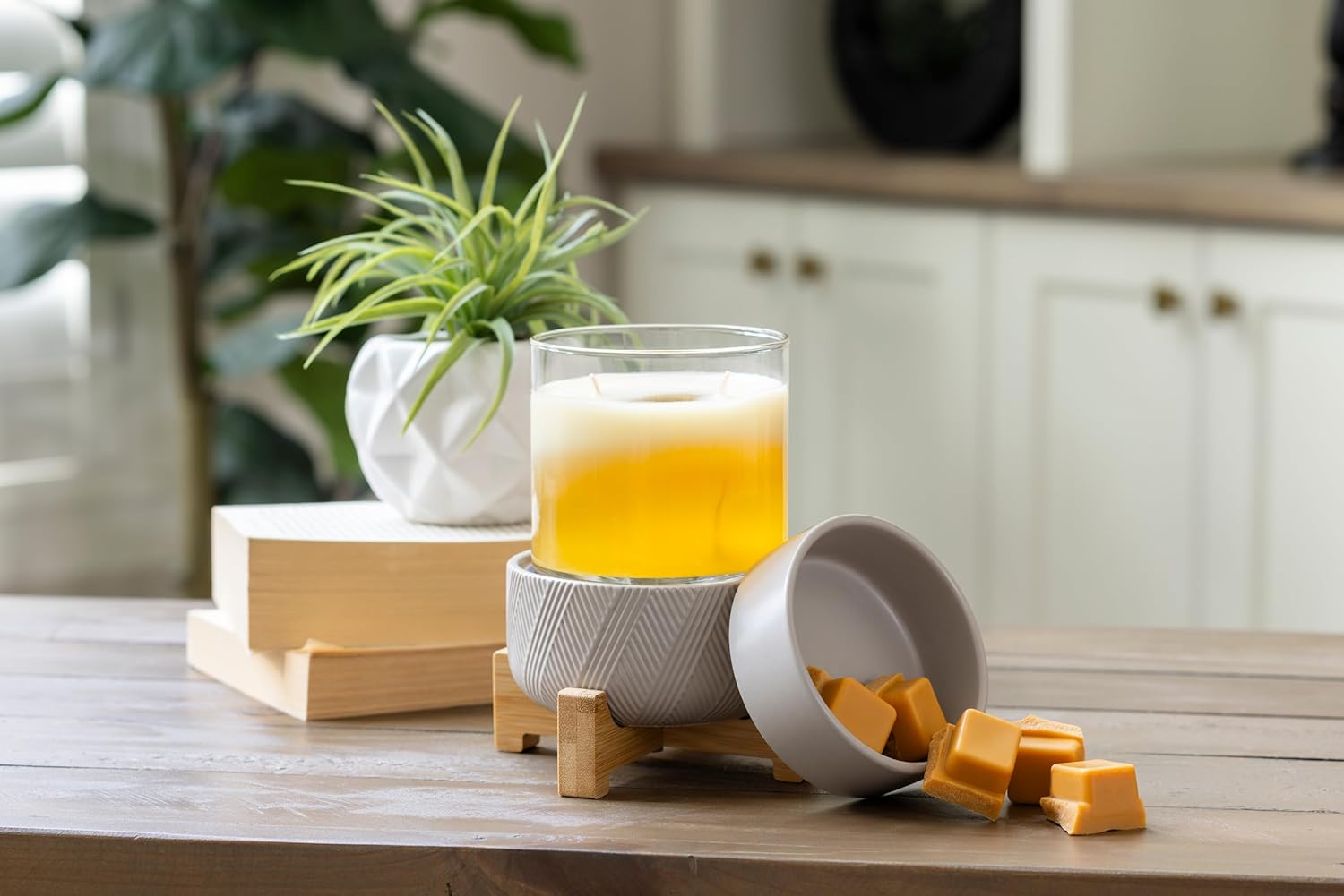Candle Warmers ETC 2-in-1 Wooden Pedestal