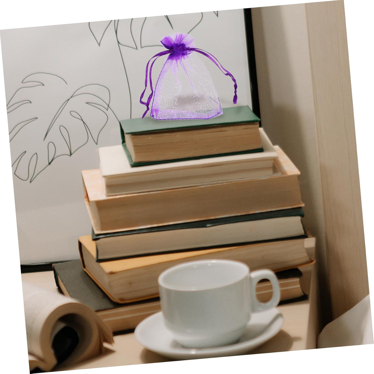 100pcs Lavender Sachet Bags Empty Scented for Home Storage
