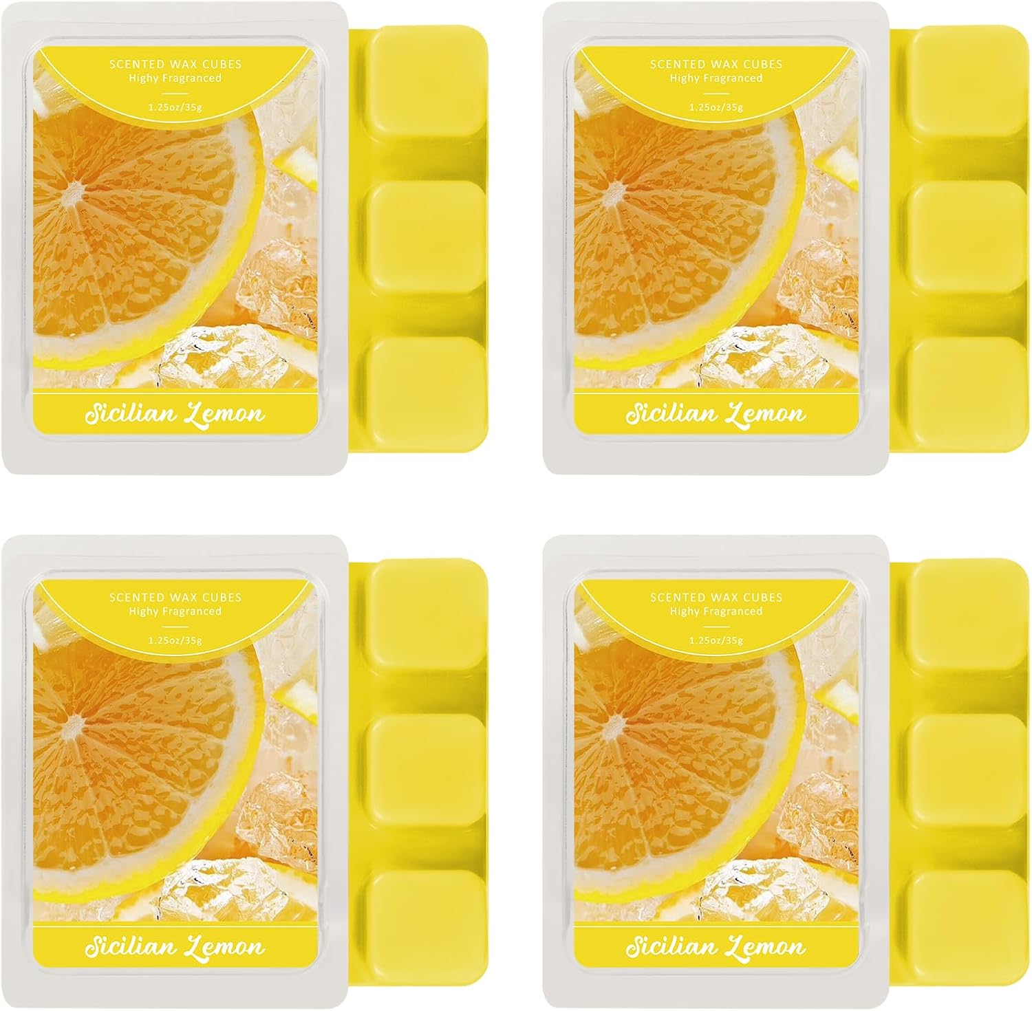 SCENTORINI Wax Melts Sicilian Lemon 4-Pack