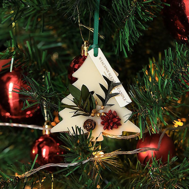 3 Pack Scented Wax Sachets with Christmas Tree Design