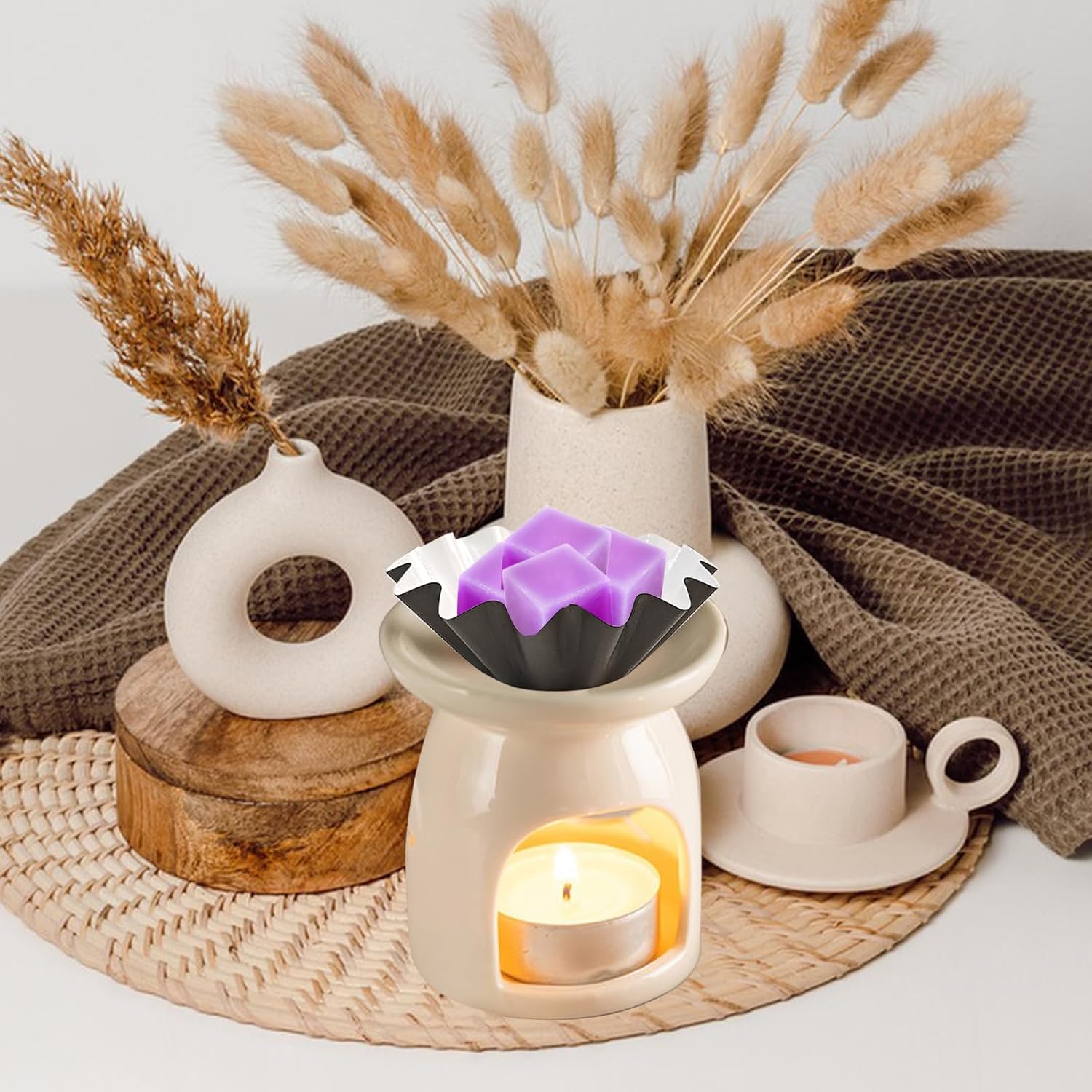 50 Pcs Reusable Wax Melt Liners For Electric Warmers
