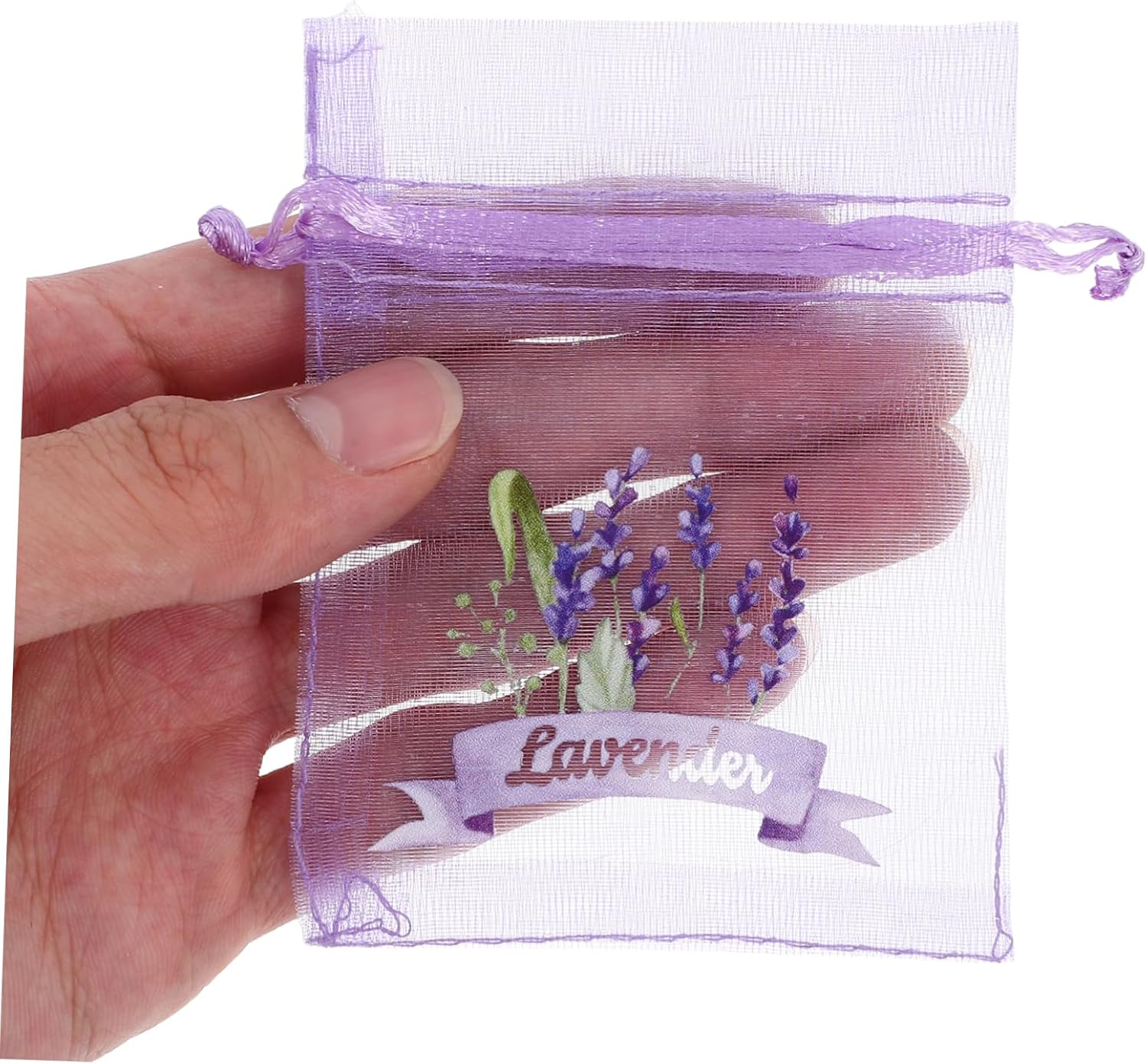 ABOOFAN 20pc Lavender Sachet Bags Empty Mesh Storage Pouches