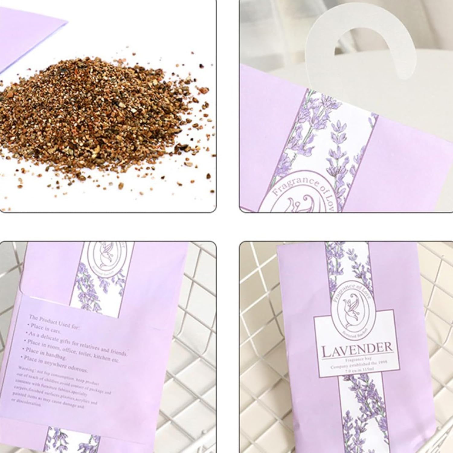 Lavender Scented Sachet for Drawer and Closet Freshness