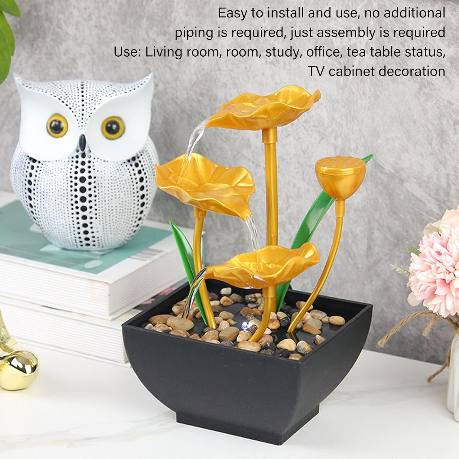 FLEXMAN Tabletop Fountain with LED Lights