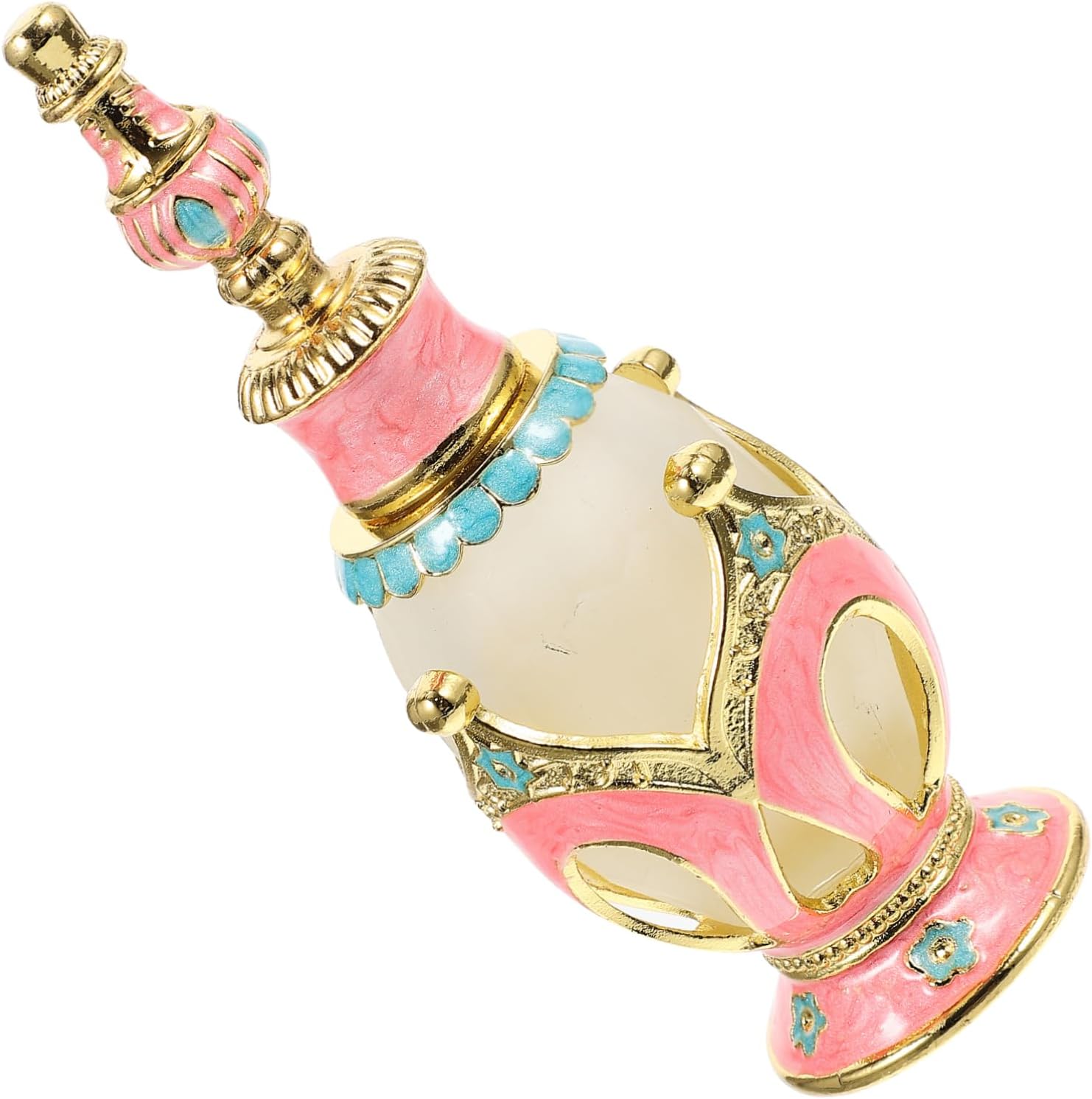 Elegant Arabian Perfume Bottle for Essential Oils Travel Portable Crown Design