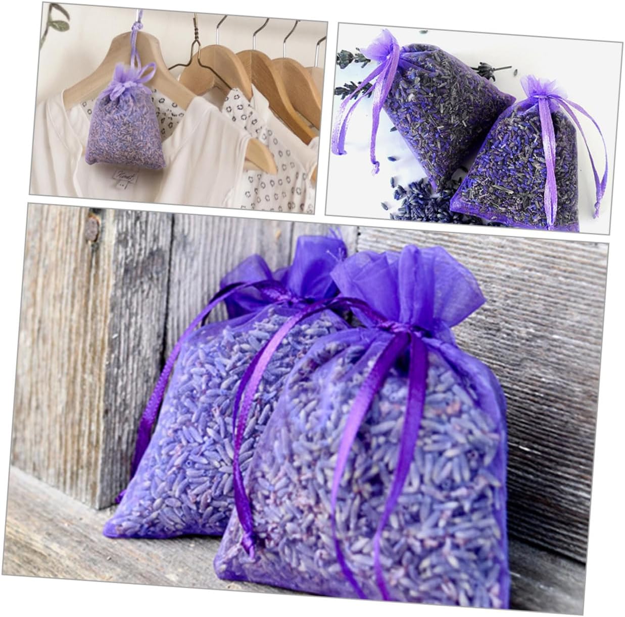 10pcs Lavender Sachet Bags for Home and Car Freshening