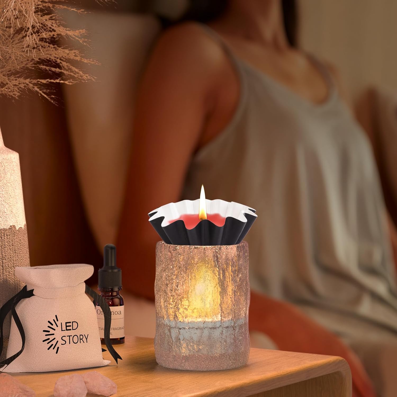BUWUSMU Wax Melt Warmer Liners - Reusable Leakproof Trays for Electric Warmers
