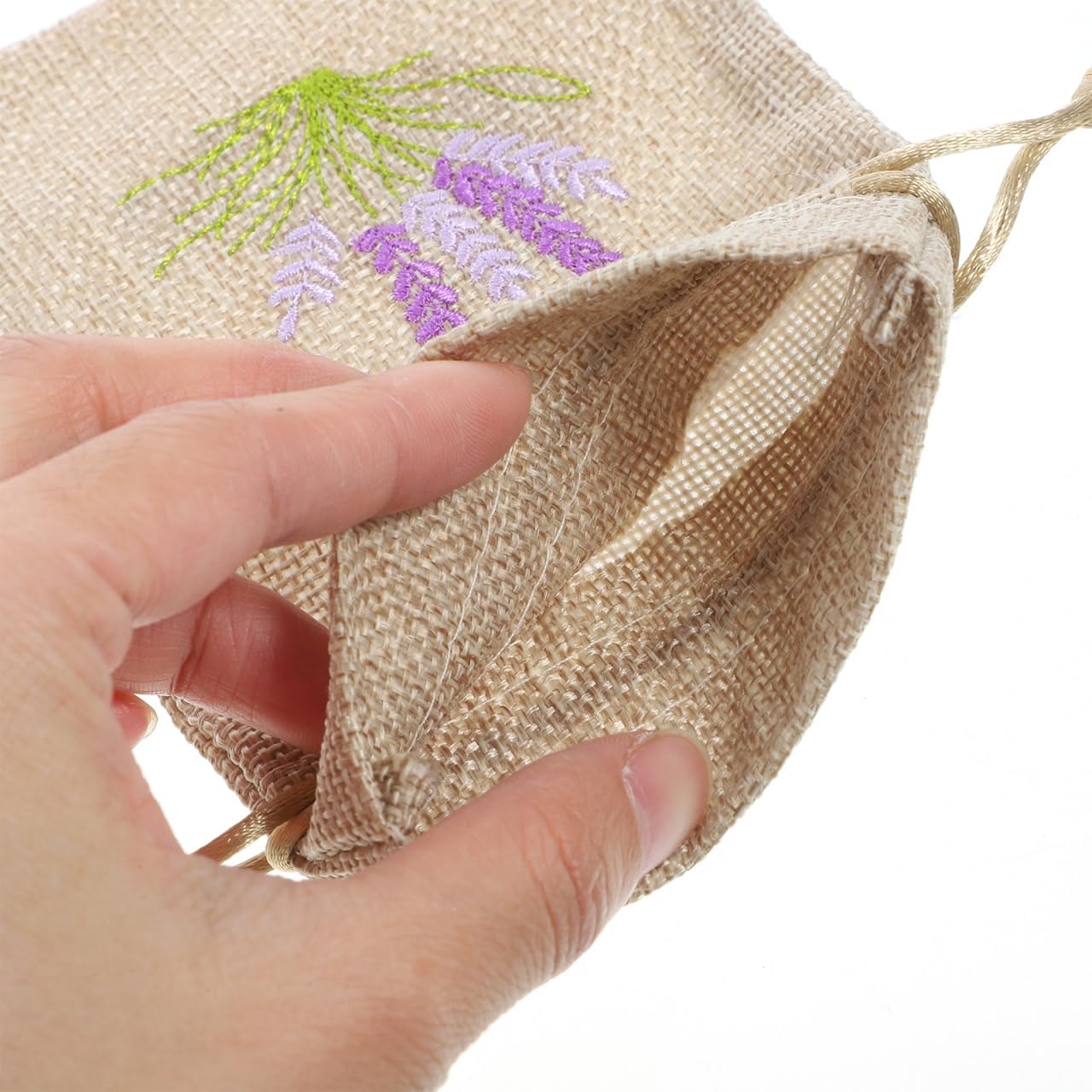 10 Pack Reusable Drawstring Sachet Bags for Home Fragrance