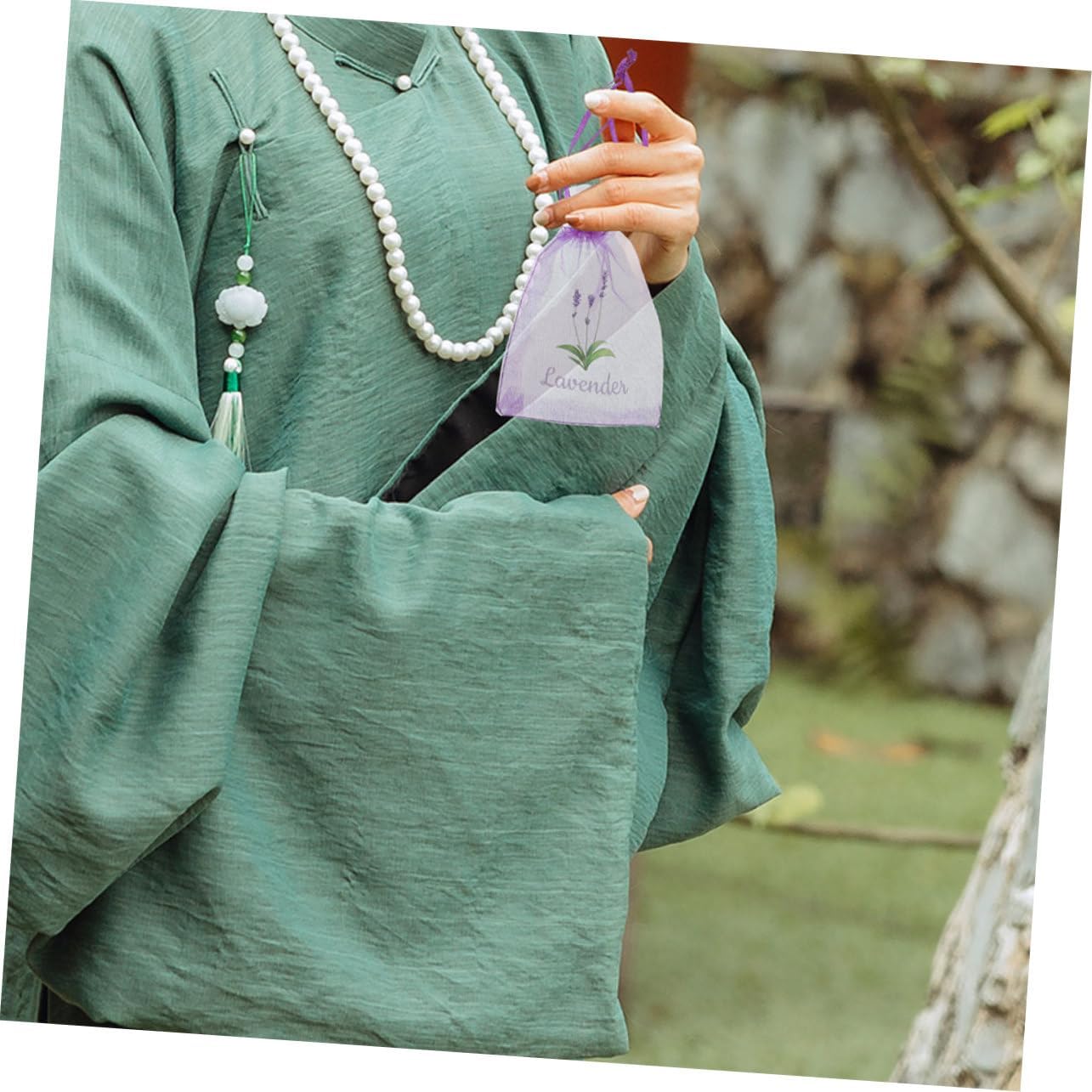 Cabilock 20pcs Lavender Scented Drawstring Sachets