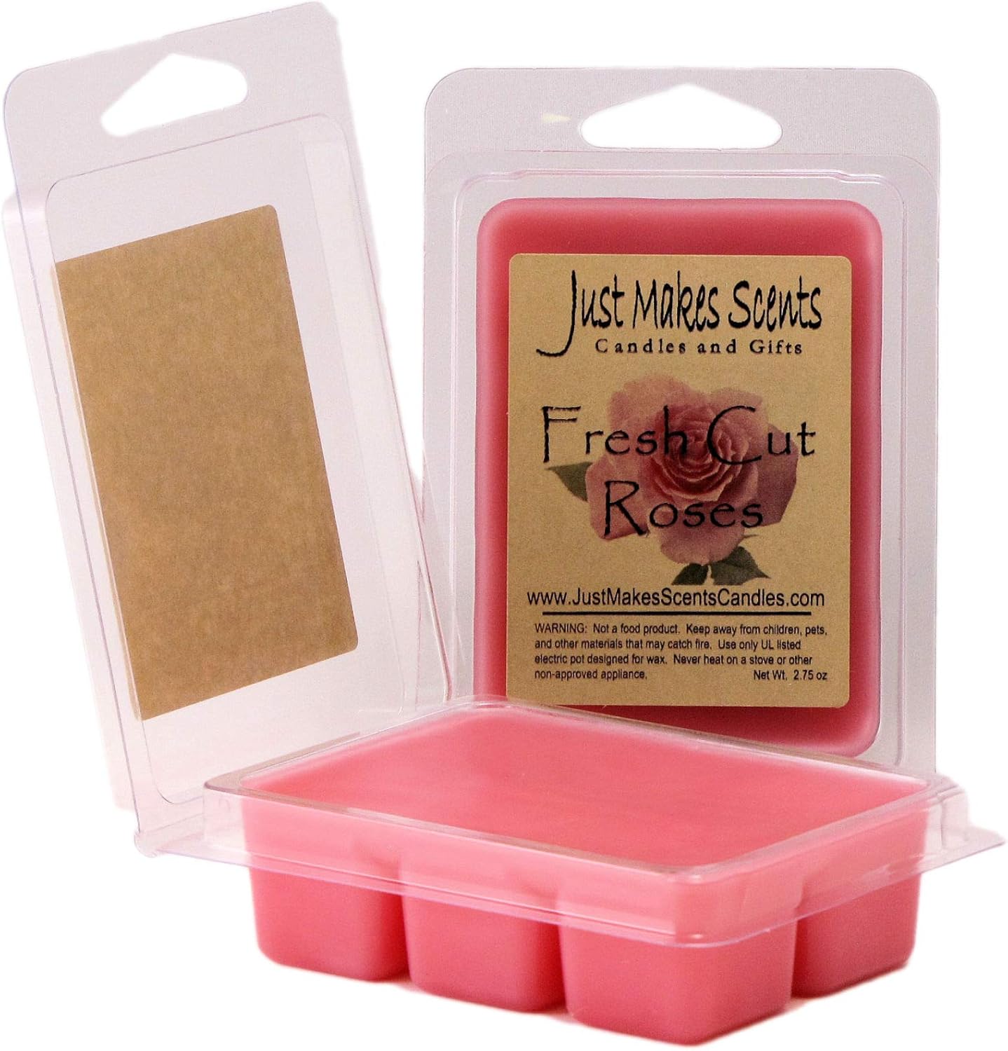 2 Pack Fresh Cut Roses Scented Soy Wax Melts