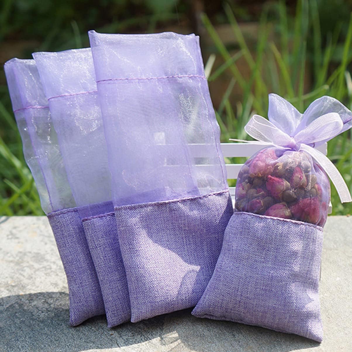 24Pcs Lavender Sachet Bags for Home and Travel