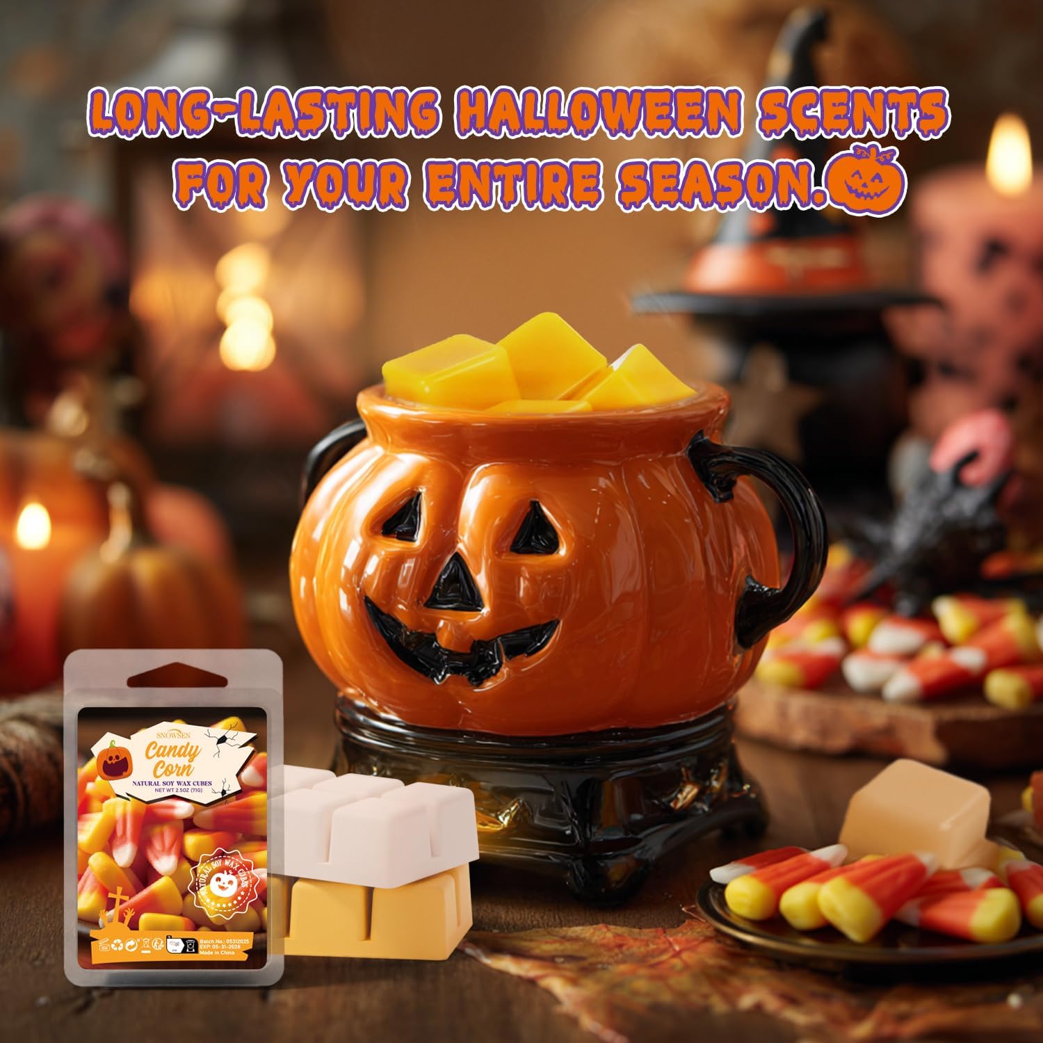 Halloween Scented Wax Melts 8 Pack for Warmers
