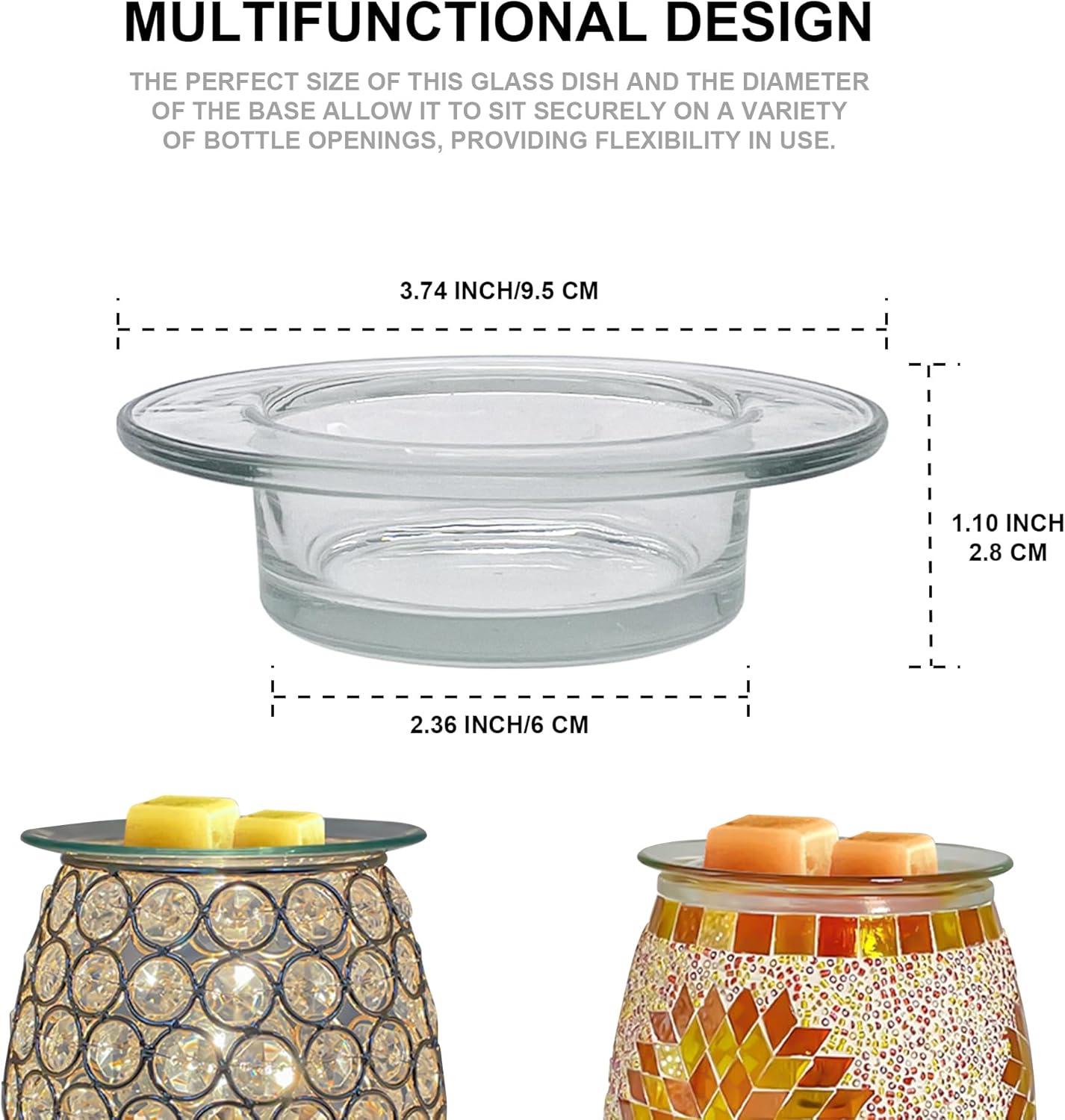 Replacement Wax Warmer Dish for Durable Glass Use