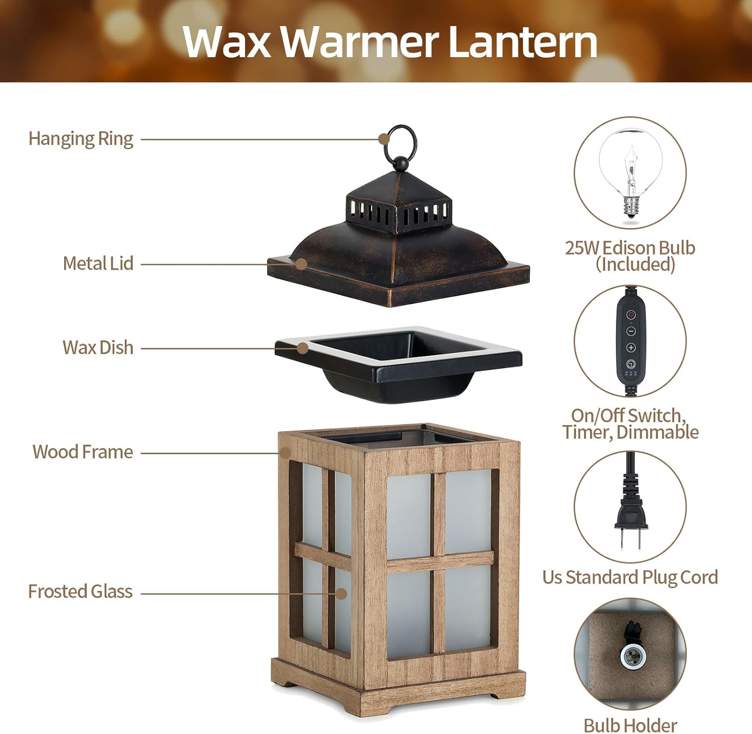 Staymoment Wax Melt Warmer with Timer and Dimmer