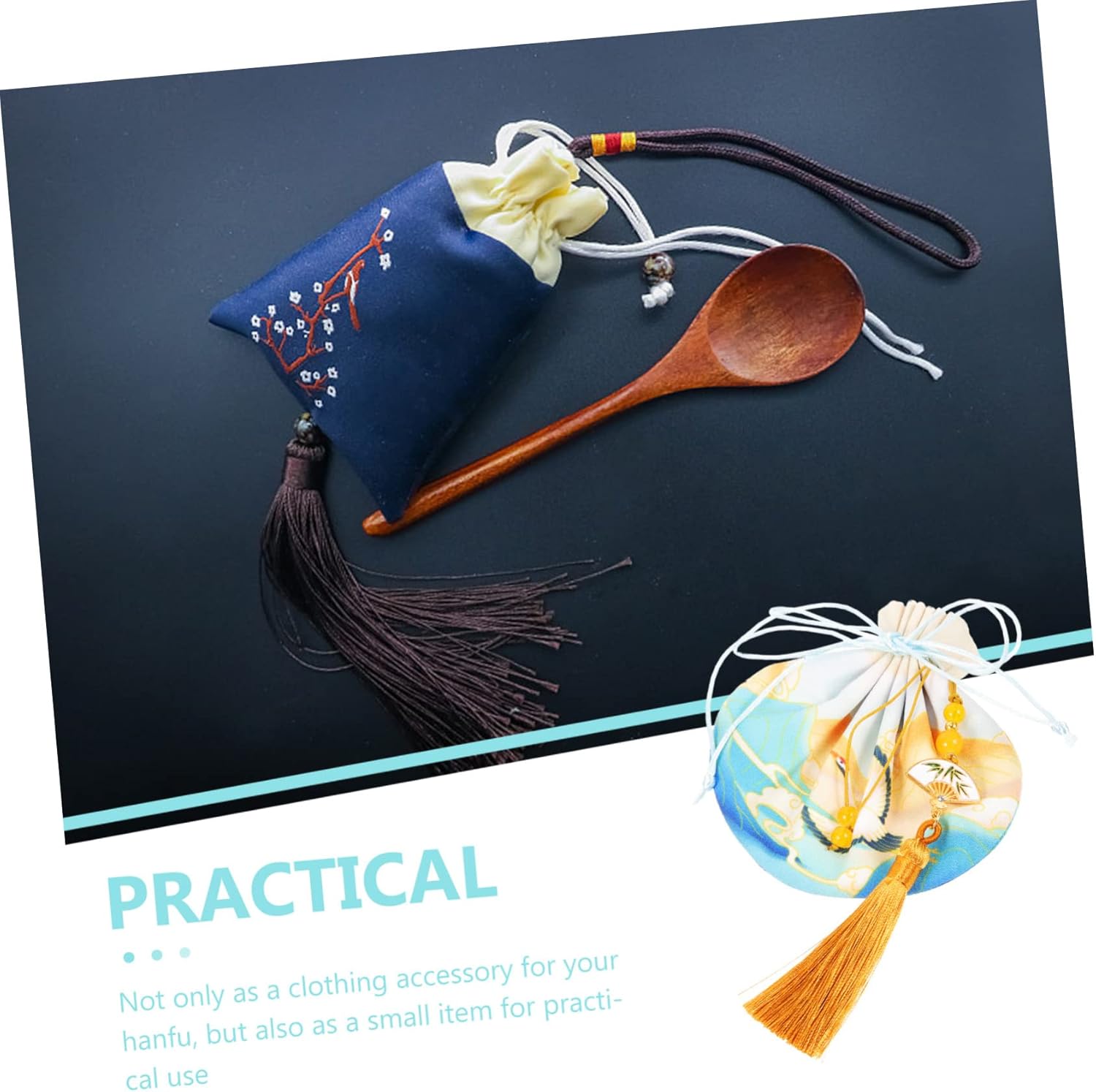 StobaZA Lavender Decorative Sachet Bags with Drawstring Design