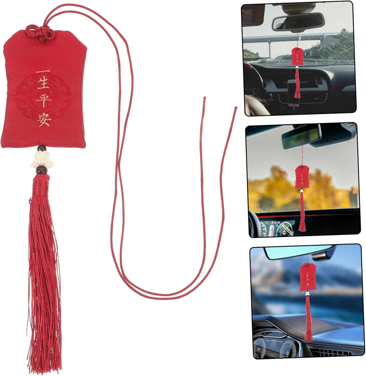 Cabilock 3pc Fabric Scented Charm Bag with Tassel