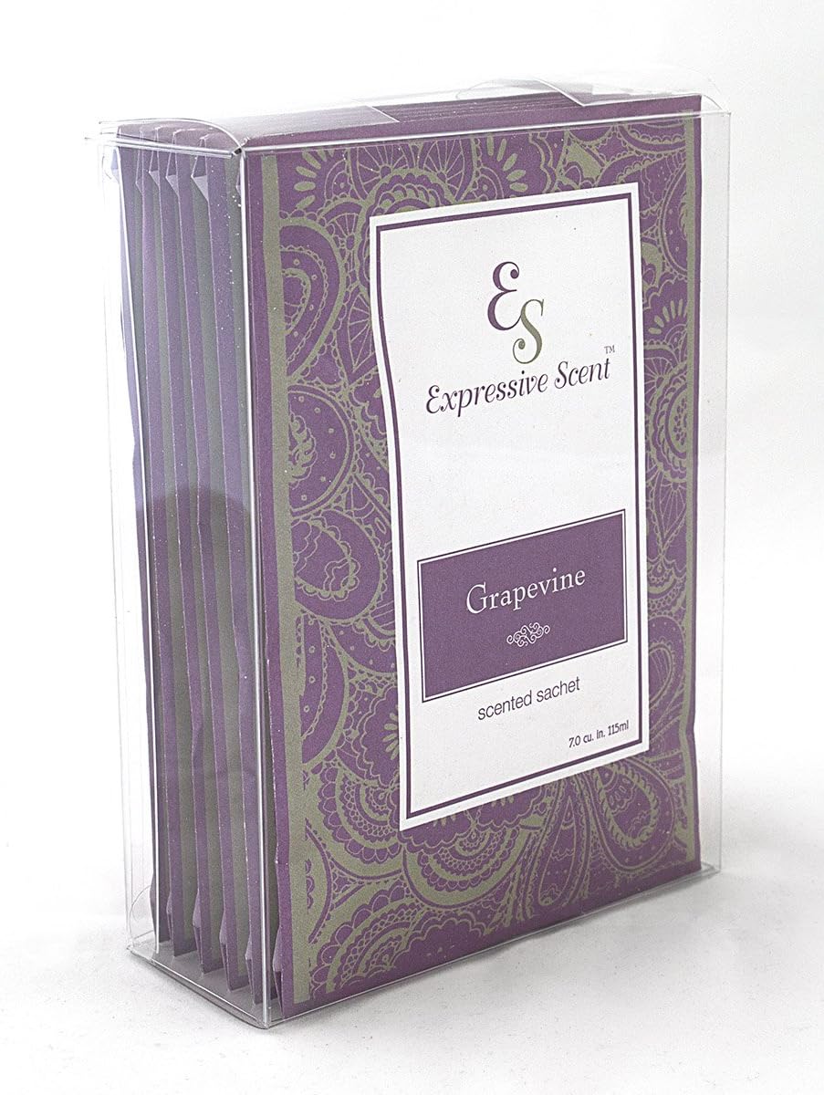 Expressive Scent 6 Pack Grapevine Scented Sachet Envelope