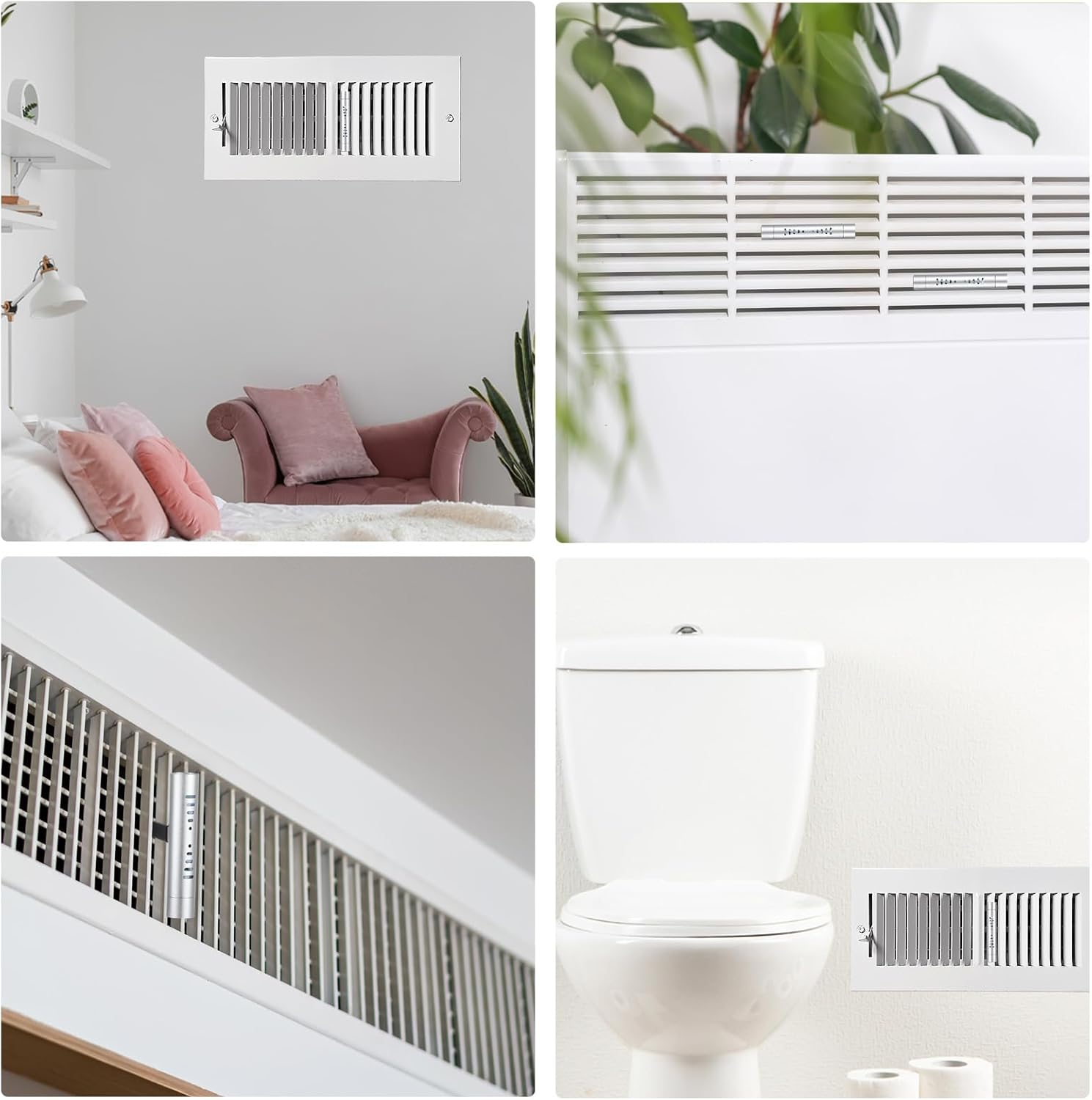 Weysat 6 Pcs Air Freshener Vent Clips for Whole House